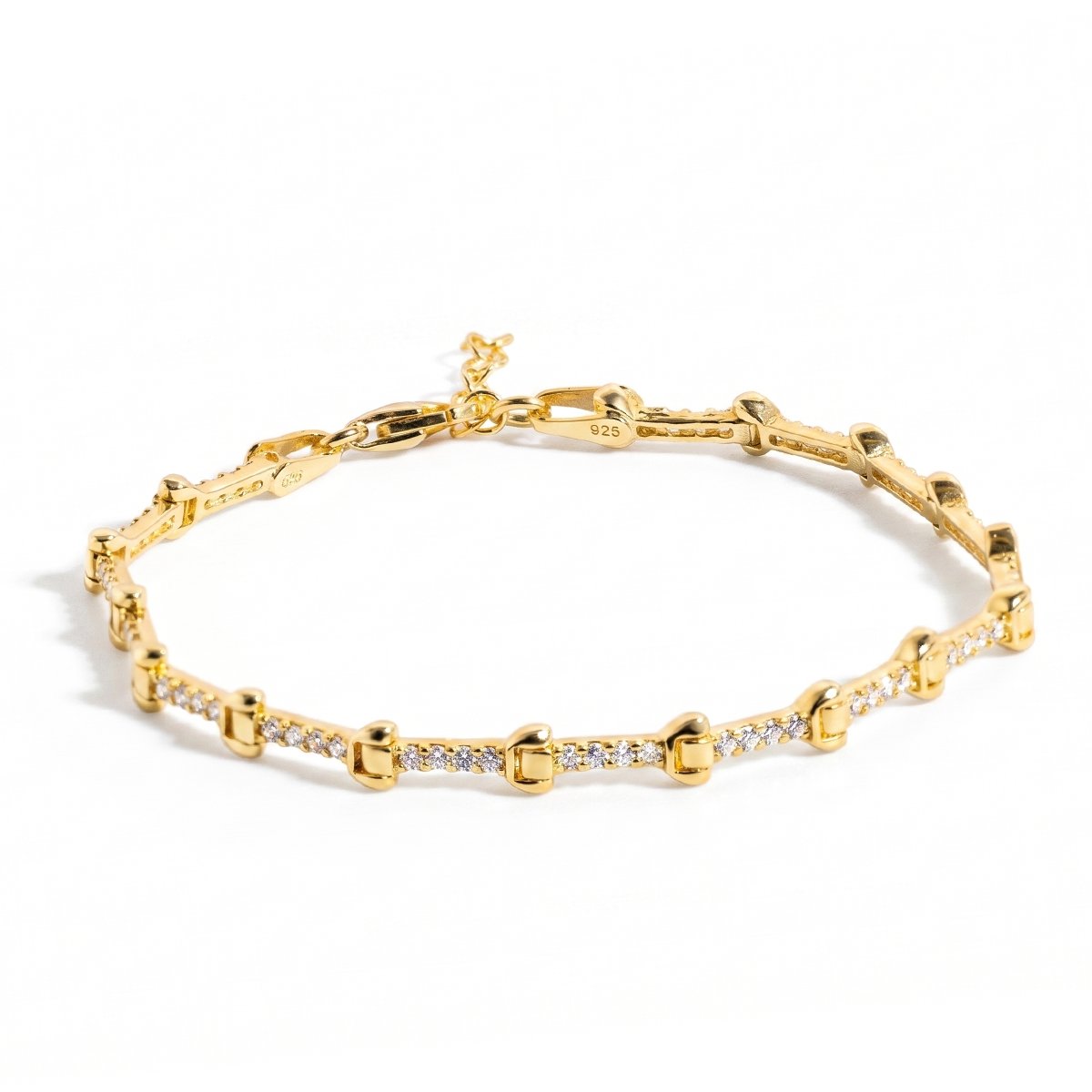 Zirkon Taşlı Bileklik 718549 Gold