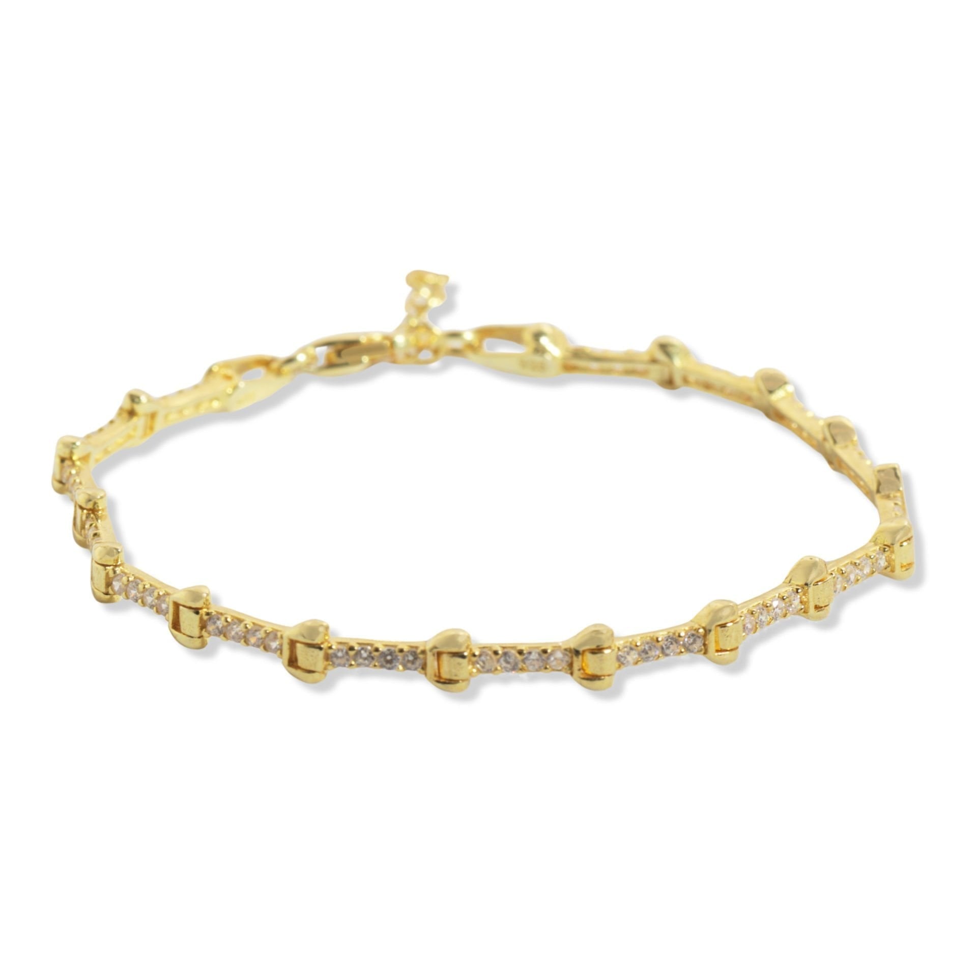 Zirkon Taşlı Bileklik 718549 Gold
