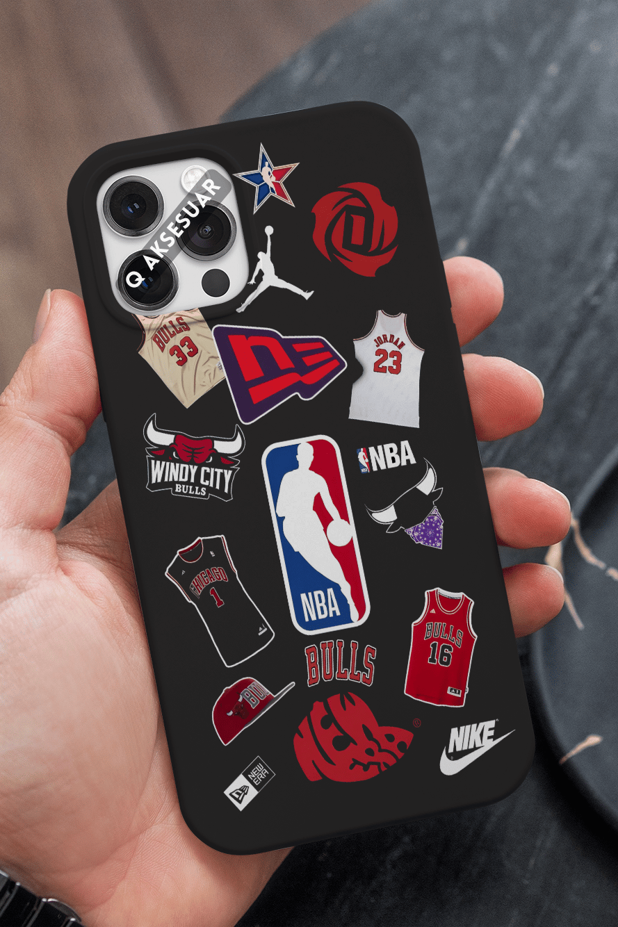 Bulls Tasarımlı Premium Telefon Kılıfı Siyah