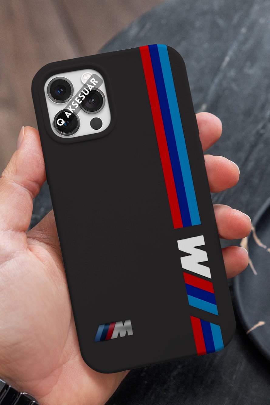 İphone Uyumlu BMW S Tasarıml Premium Telefon Kılıfı Siyah (Model Seçiniz)