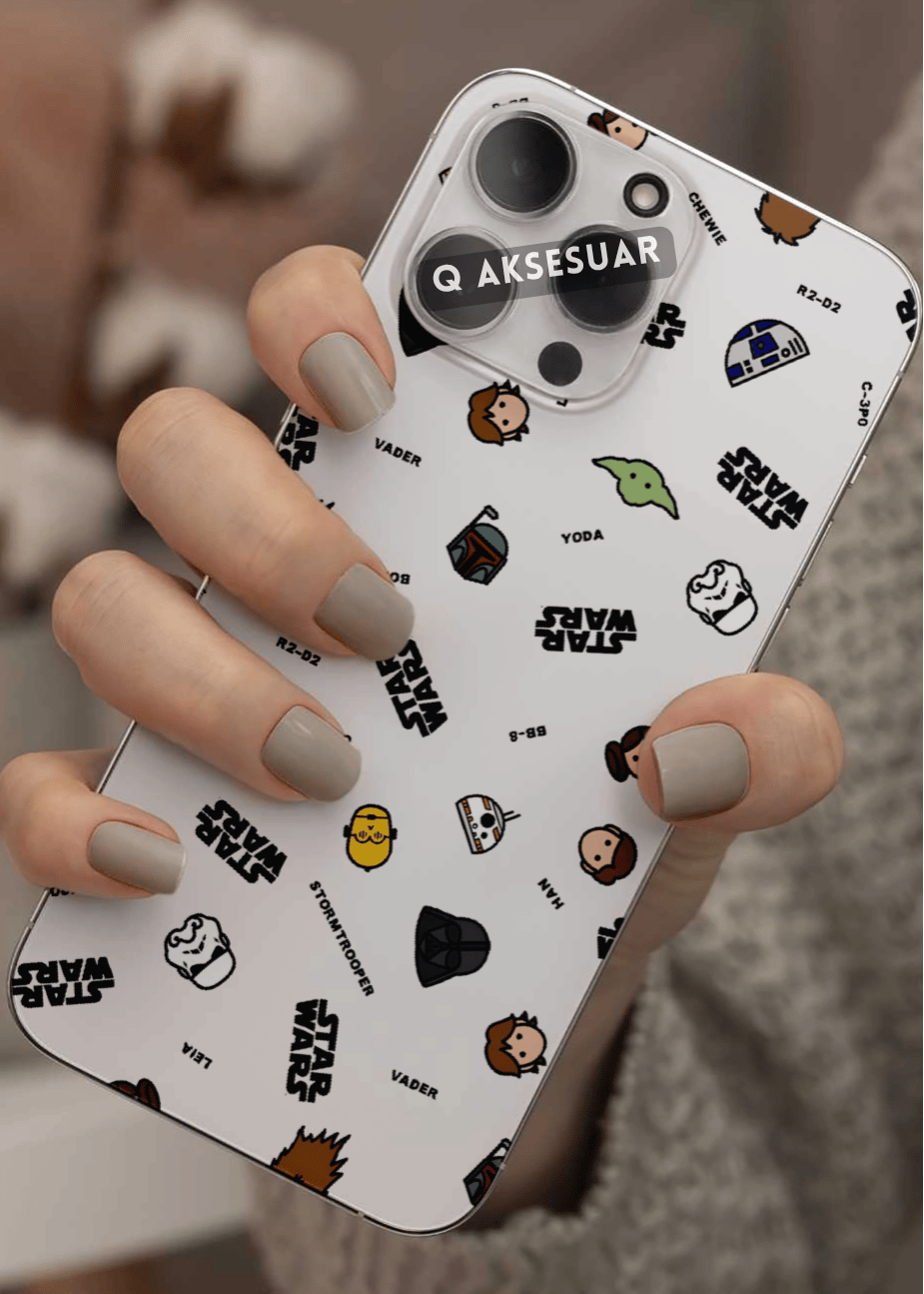 Samsung Galaxy Uyumlu Star Tasarımlı Şeffaf Telefon Kılıfı (Model Seçiniz)