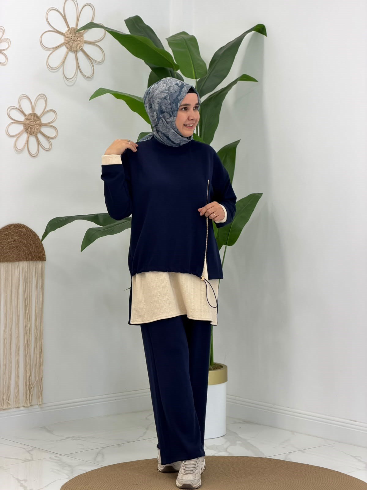 2373 Lacivert Lara Gold Takım