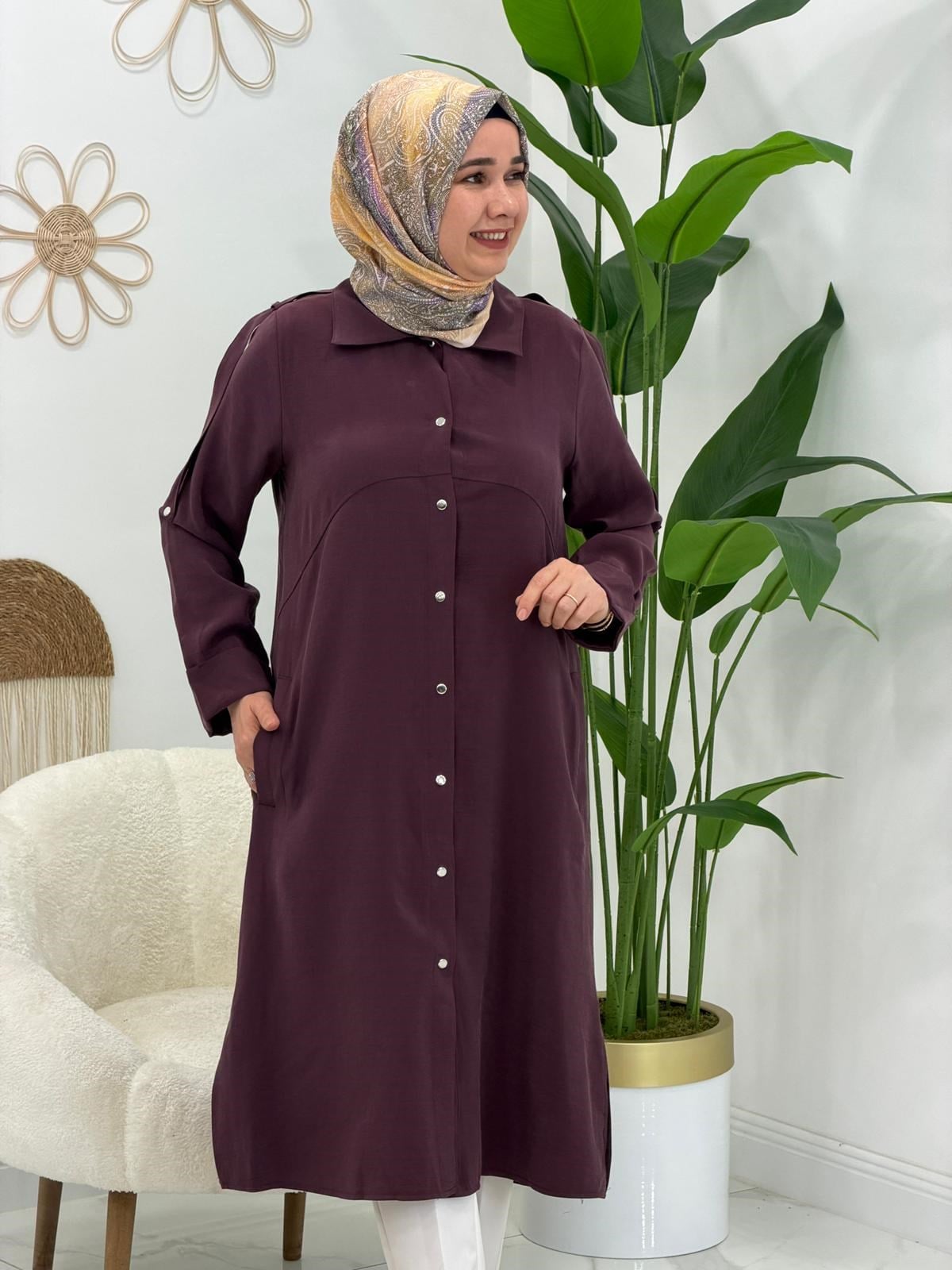 Bordo Çıtçıtlı Giyçık Kap