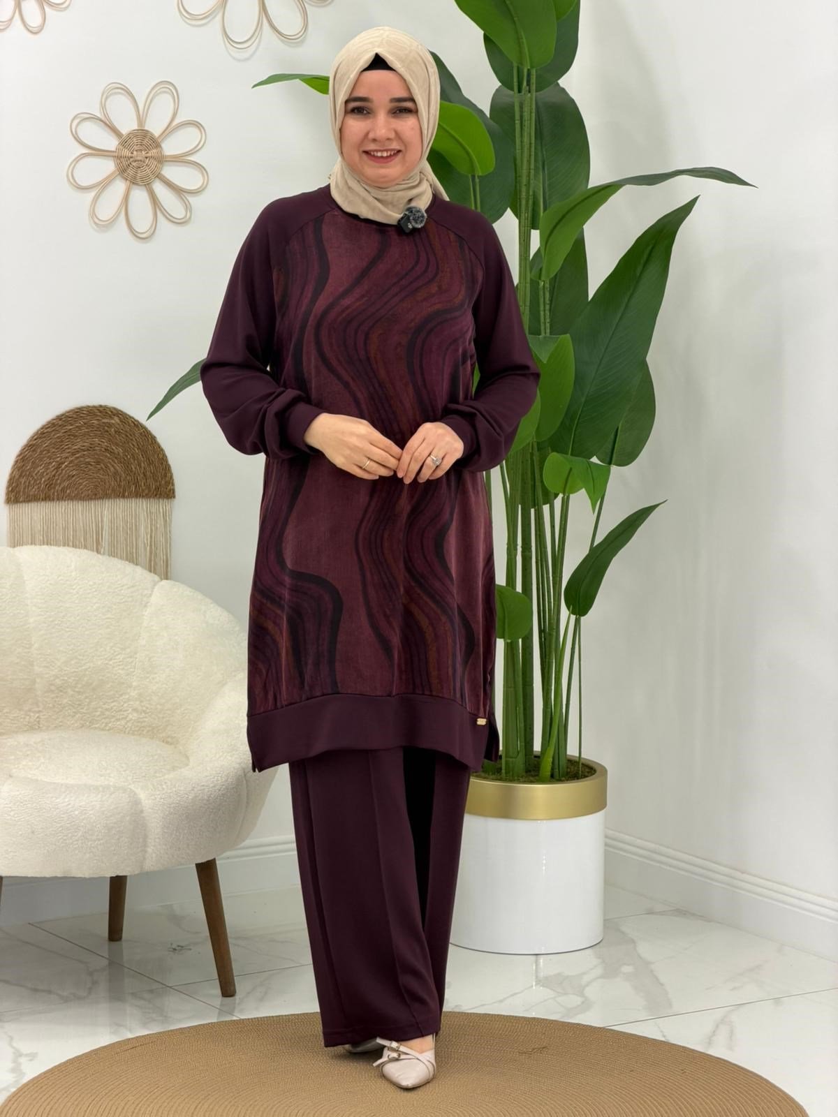 Bordo Elagant Takım