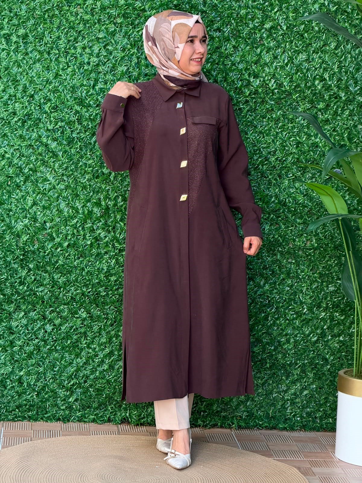 Kahve Giy Çık Tunik