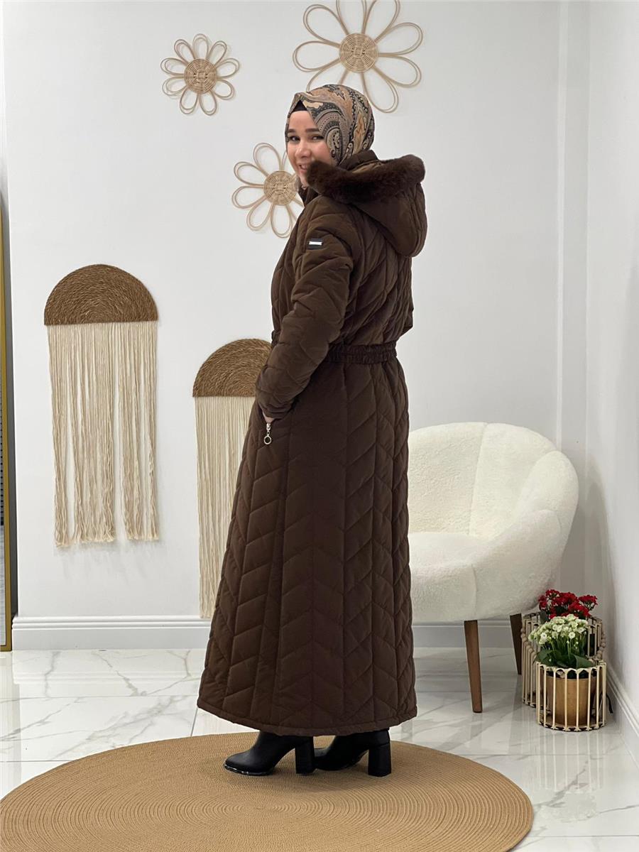 Kahve Şişme Mont