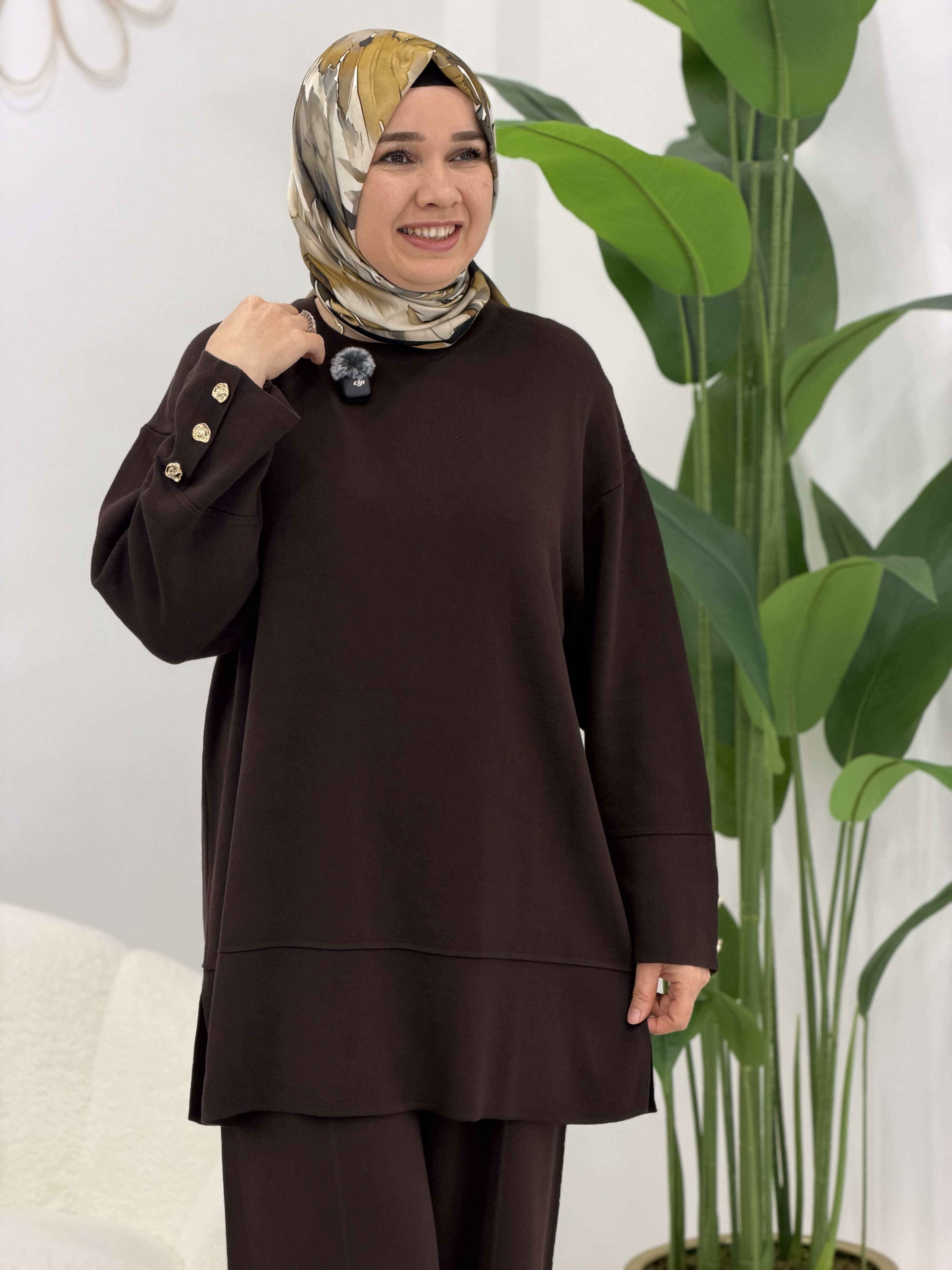 Kahve Triko Takım