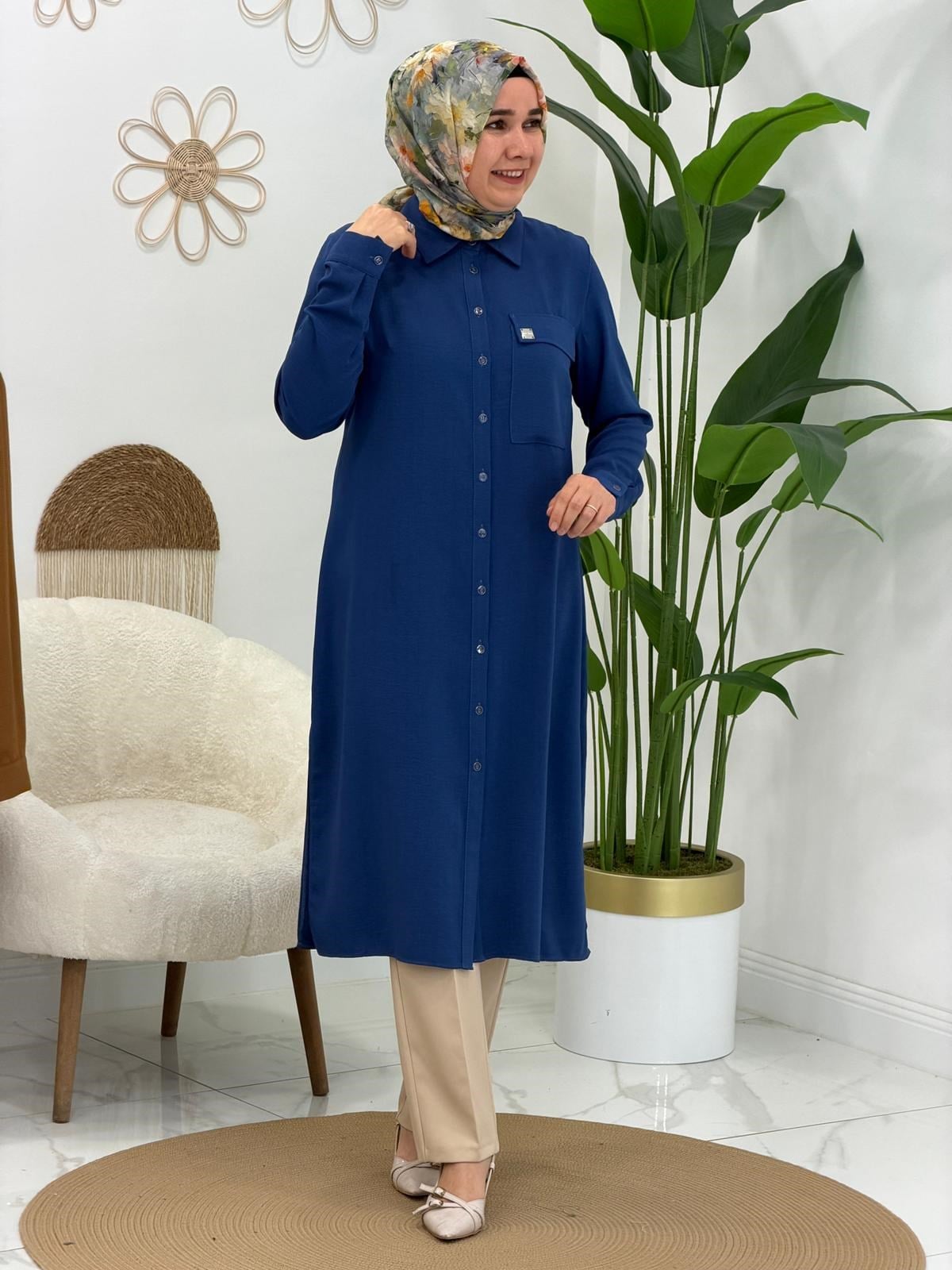 Mavi Havana Tunik