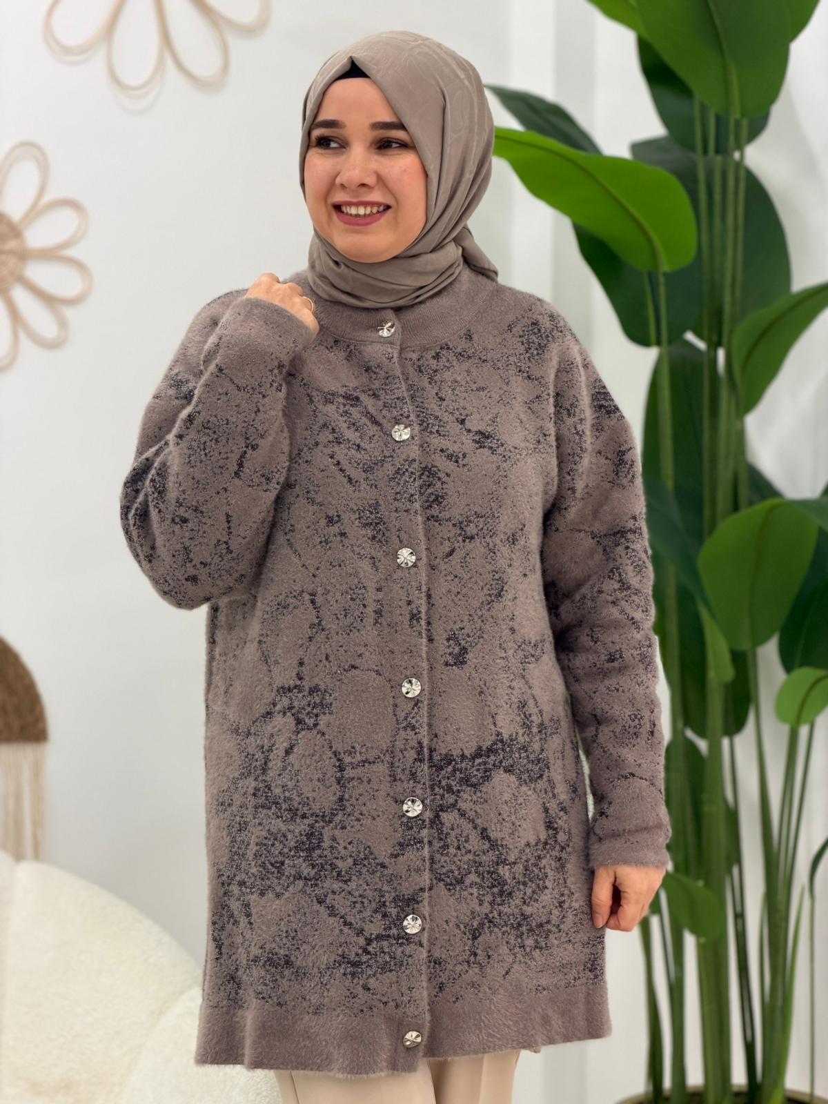 Vizon Angora Ceket