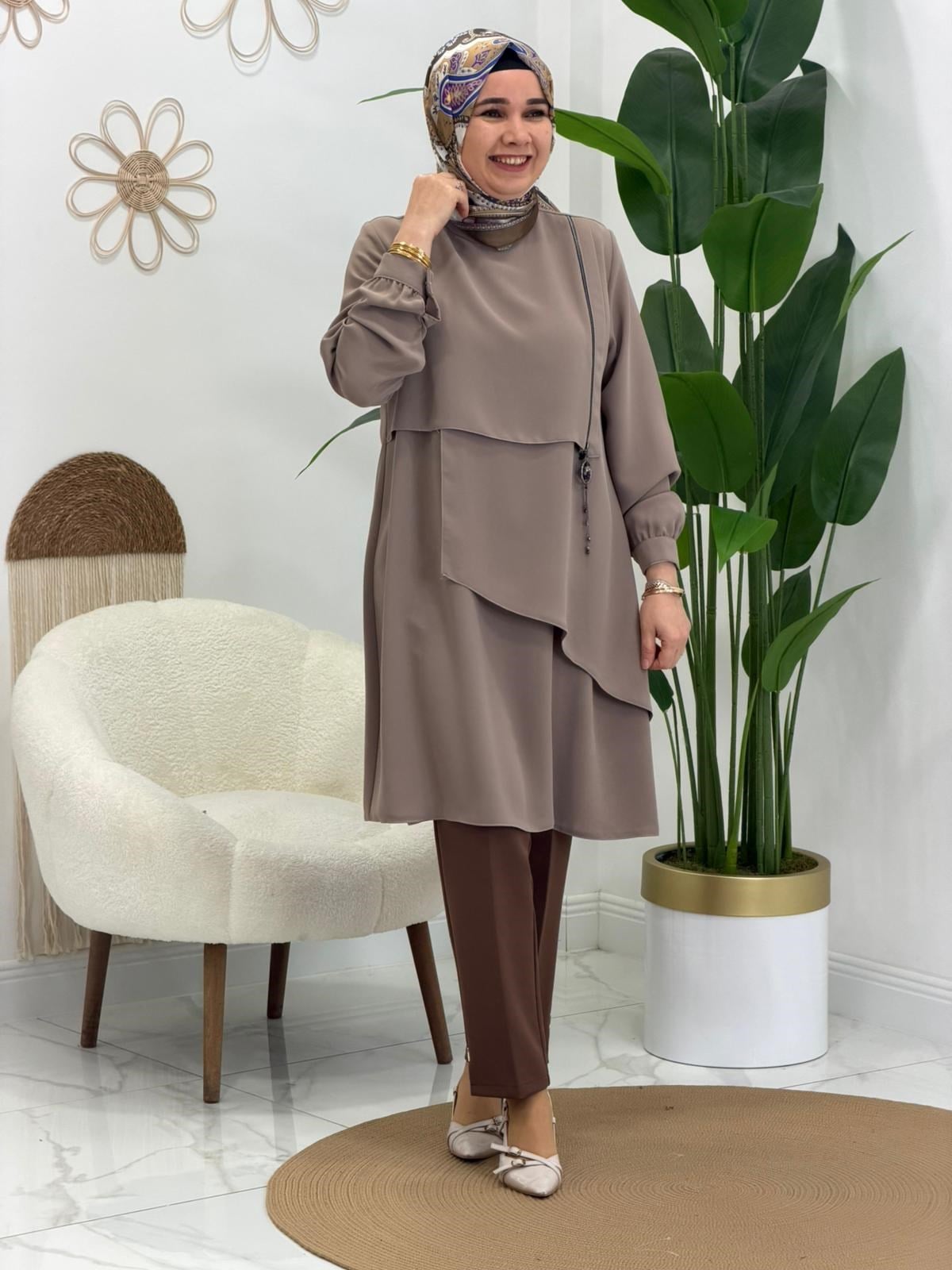 Vizon Detaylı Tunik