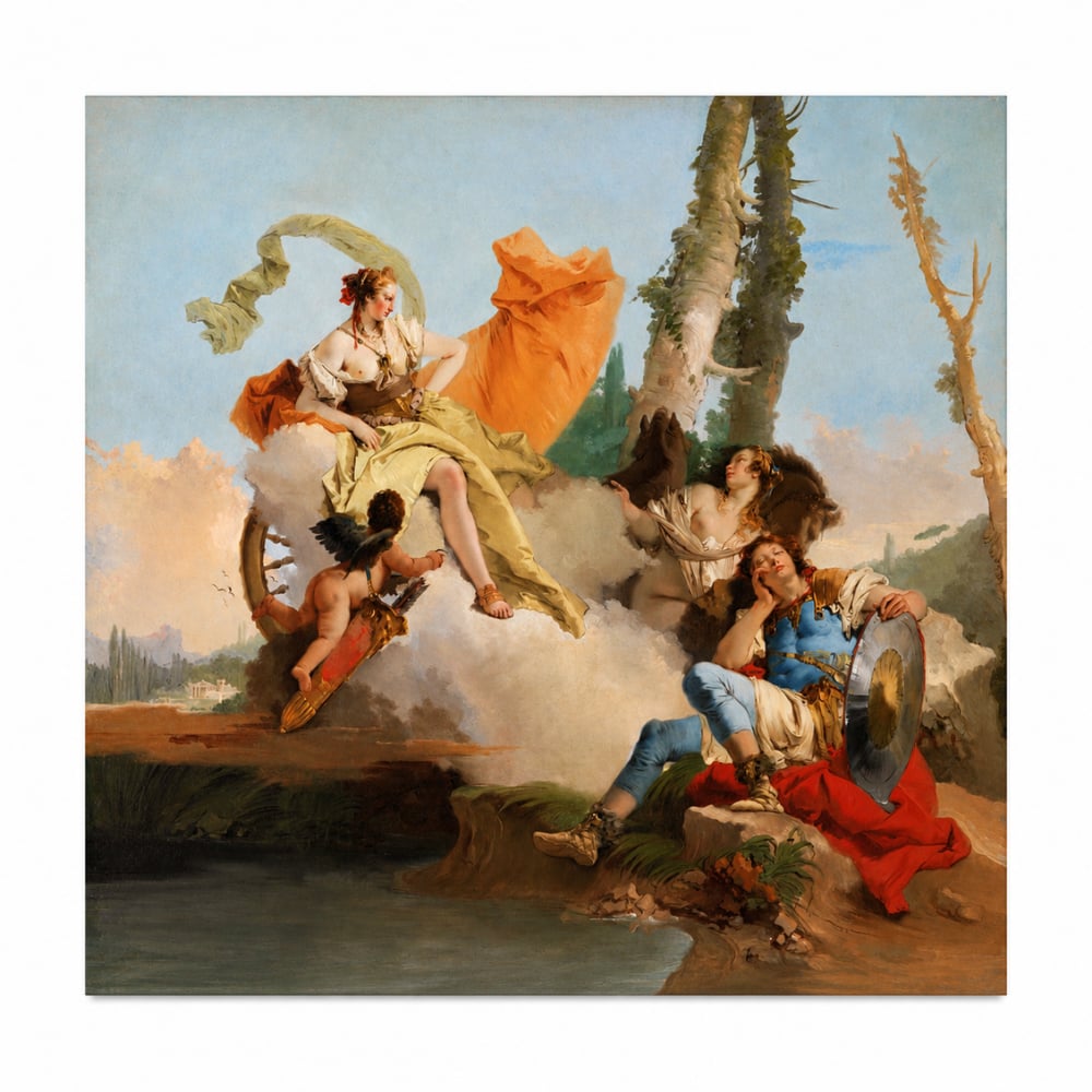 Giovanni Battista Tiepolo Armida Tarafından Büyülenen Rinaldo