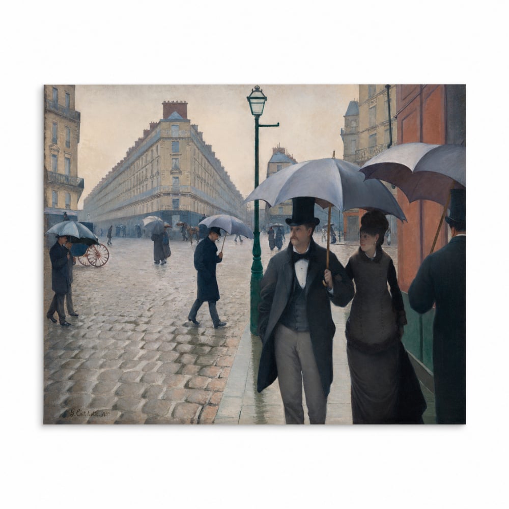 Gustave Caillebotte Paris Sokağı; Yağmurlu Gün