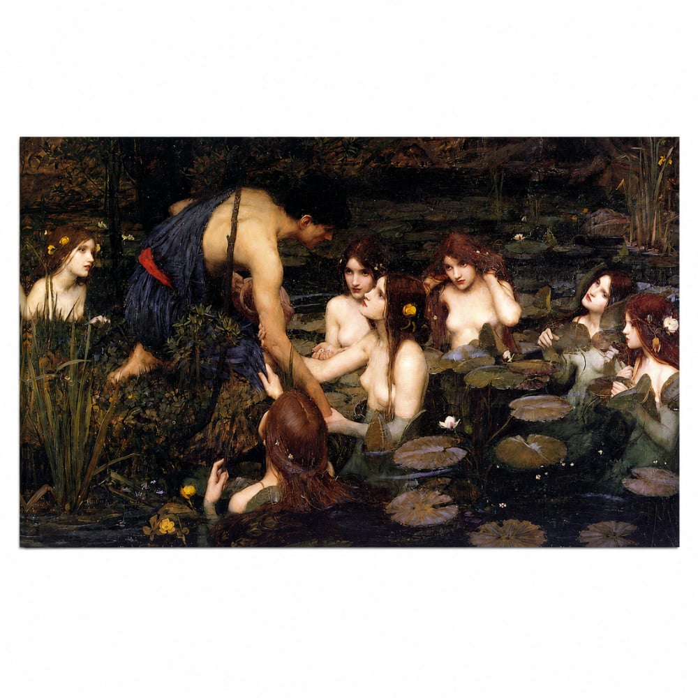 John William Waterhouse Hylas ve Su Perileri