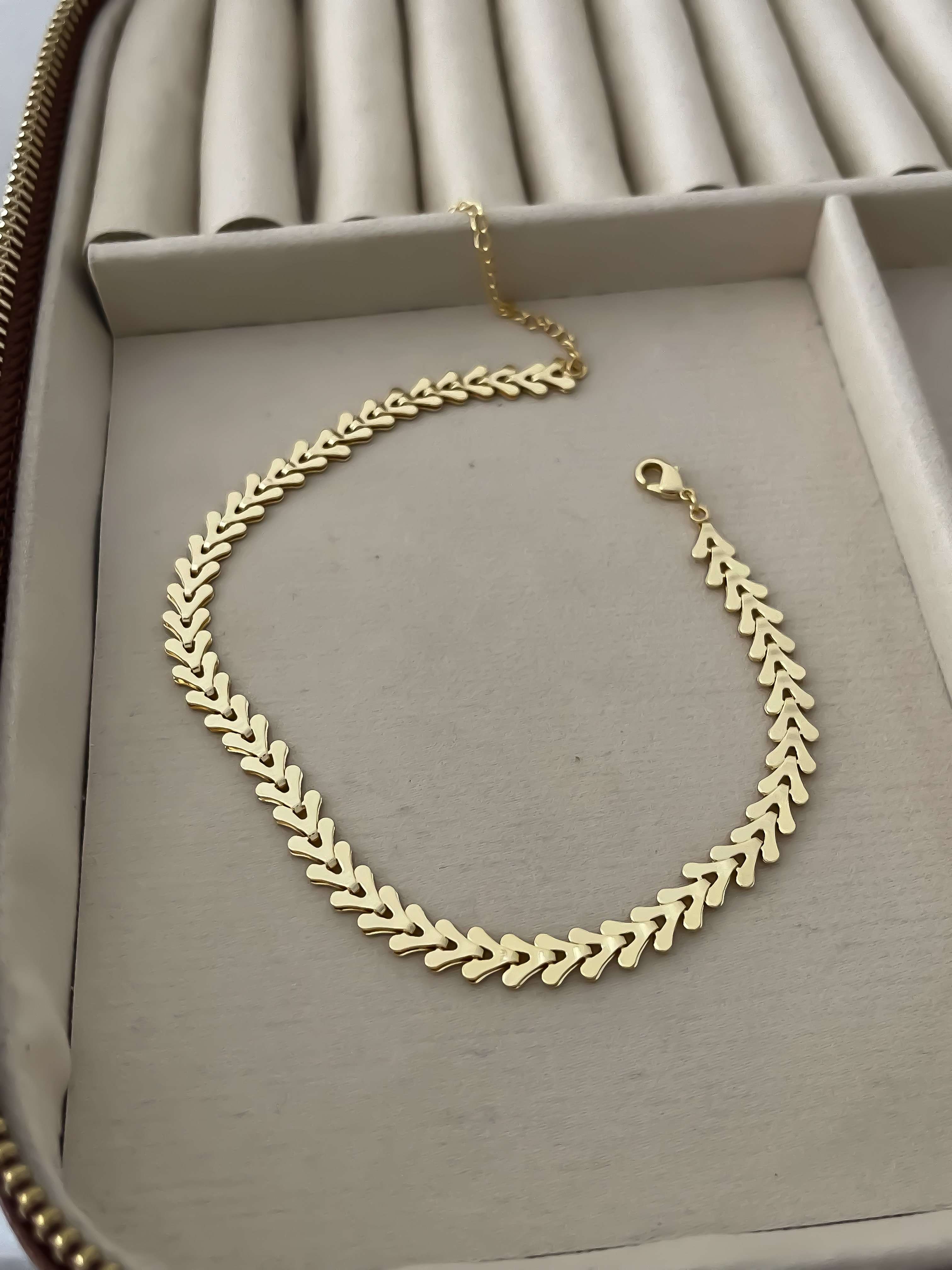 Özel Seri Balık Sırtı Model Halhal (26 Cm)