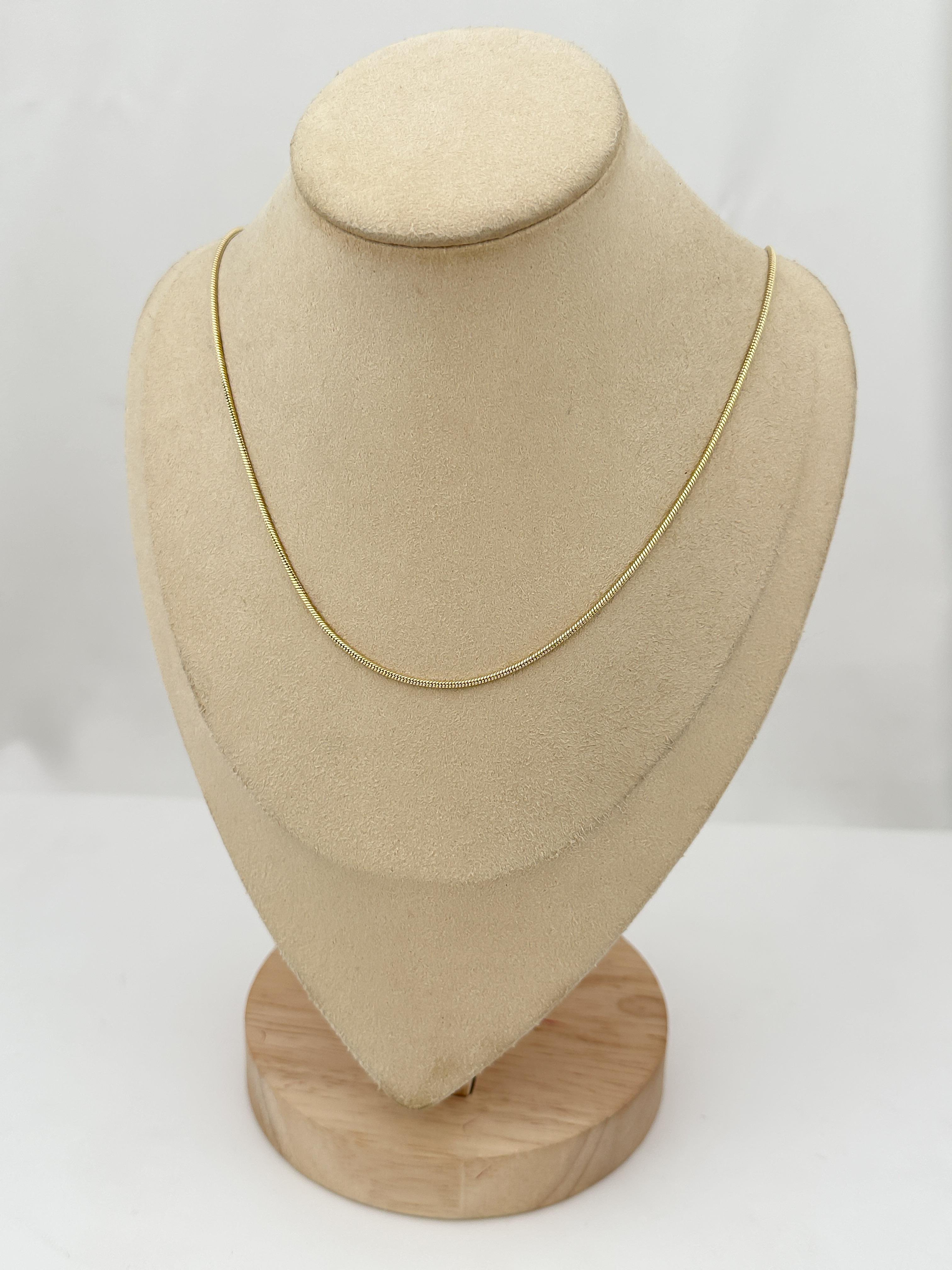 Özel Seri Boru İtalyan Zincir Kolye ( 55 Cm )