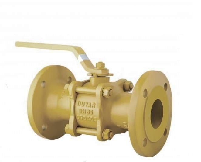 DUYAR Doğalgaz Küresel Vanası DN20 PN40