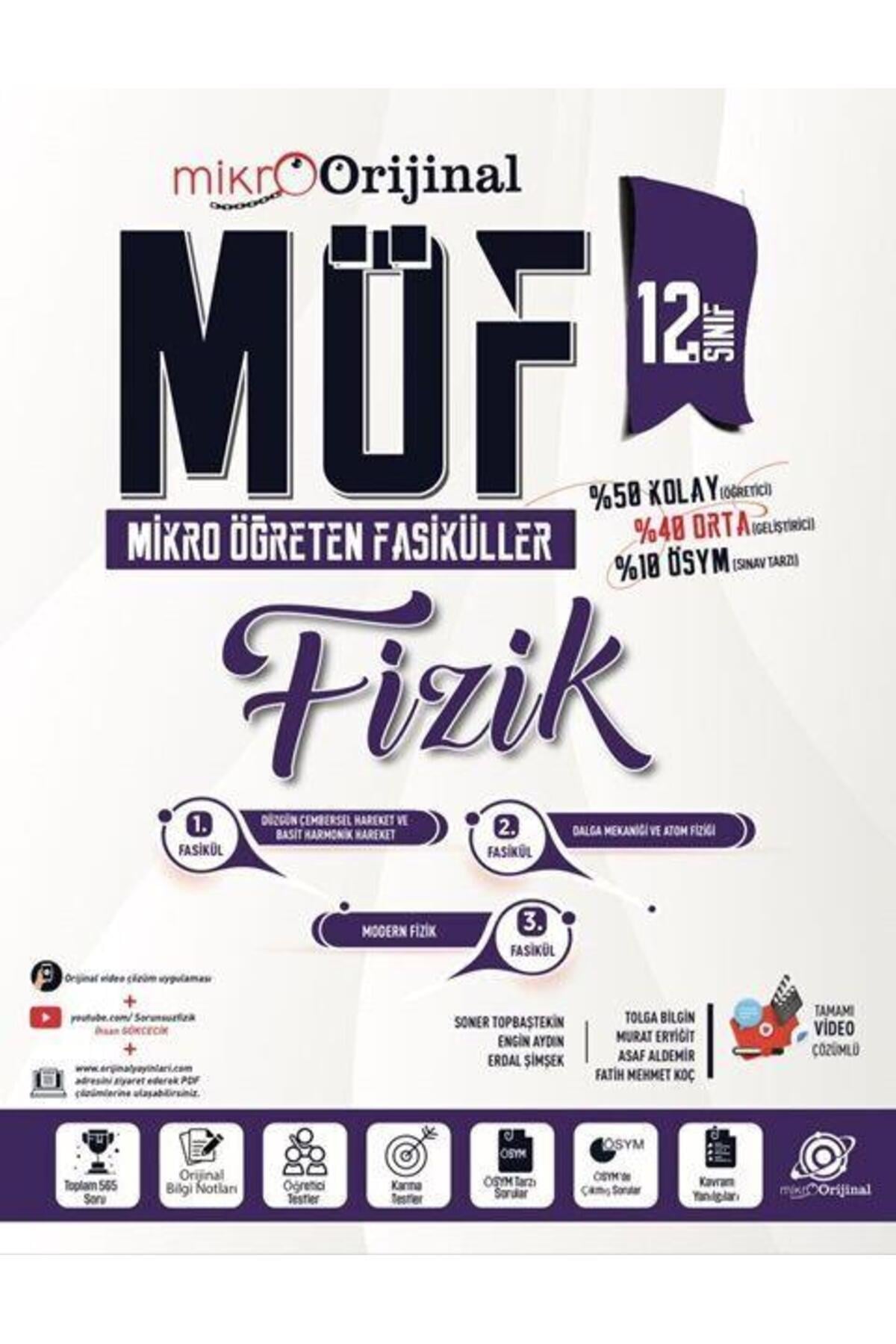 12. Sınıf Fizik MÖF Mikro Öğreten Fasiküller Orijinal Mikro