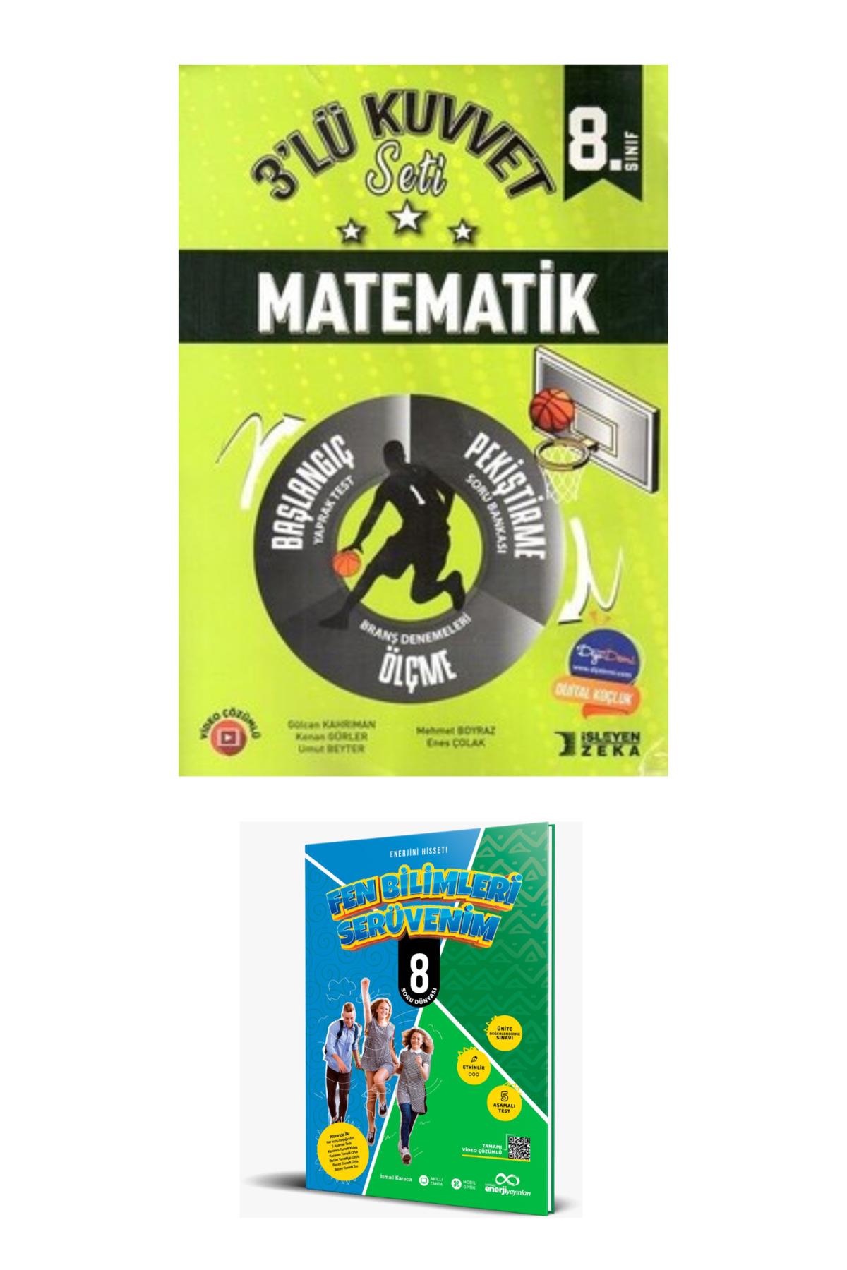 2025 - 8. sınıf Matematik 3'lü Kuvvet Seti (8. Sınıf Fen Bilimleri Serüvenim hediyeli)
