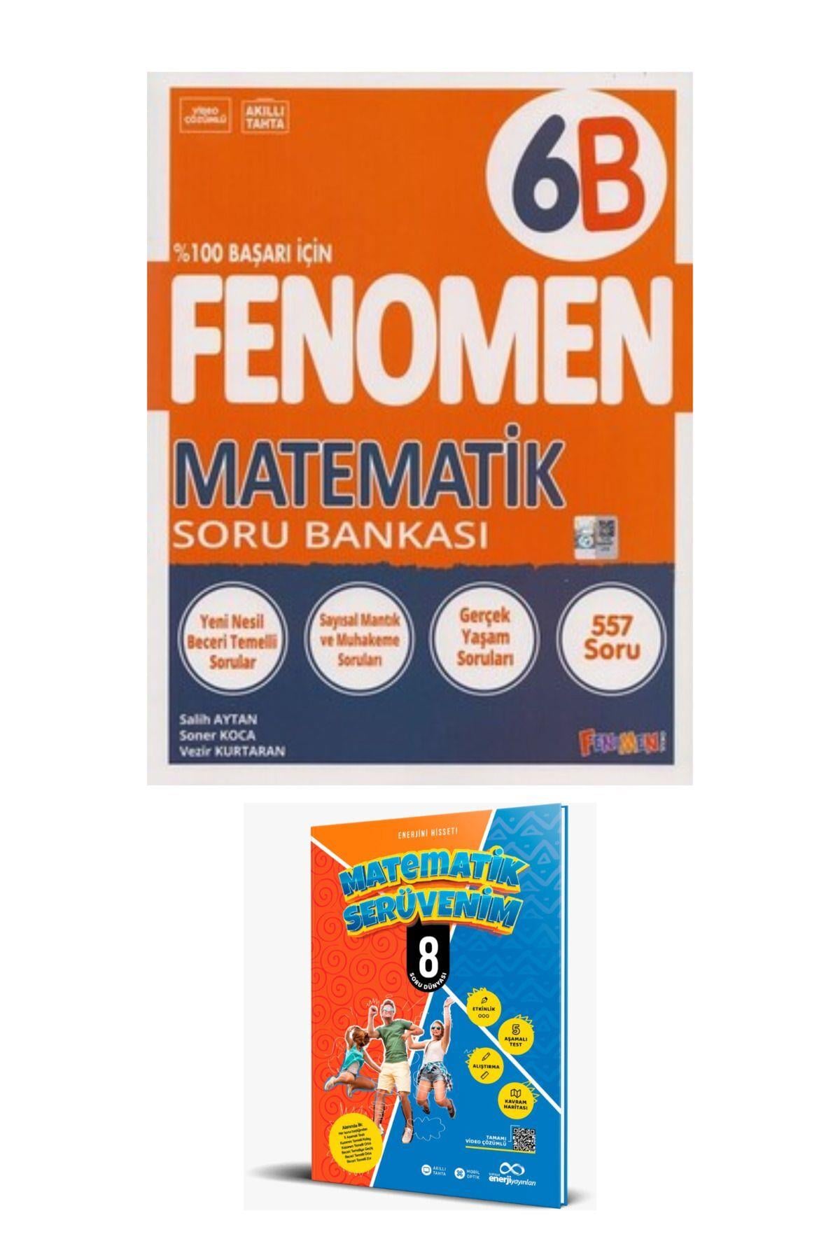 2025 - Fenomen Matematik 6b Soru Bankası (MATEMATİK SERÜVENİM 8 HEDİYELİ)