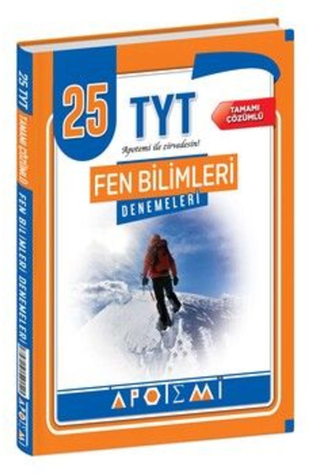 Apotemi YKS TYT Fen Bilimleri 25 Deneme Çözümlü Apotemi Yayınları