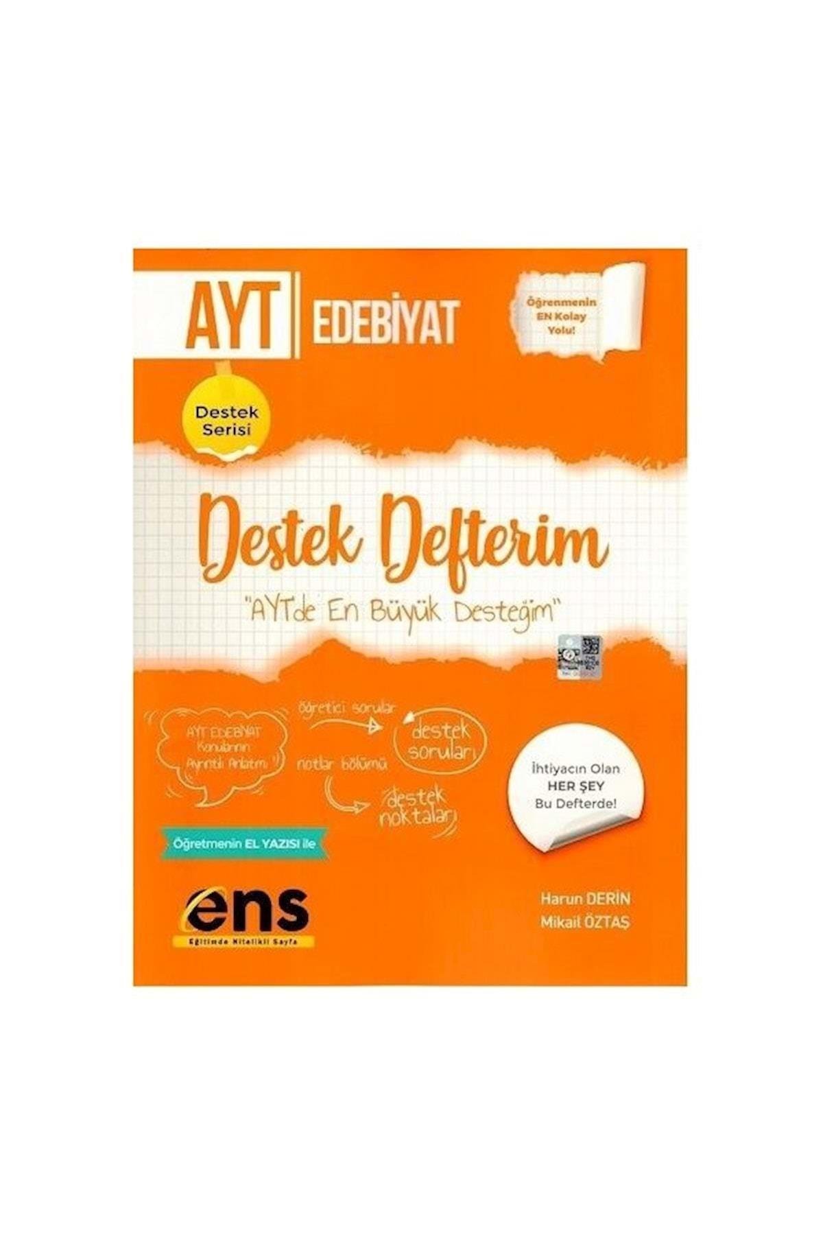 AYT Türk Dili ve Edebiyatı Destek Defterim Fenomen Seçimi Ayraç Hediyeli