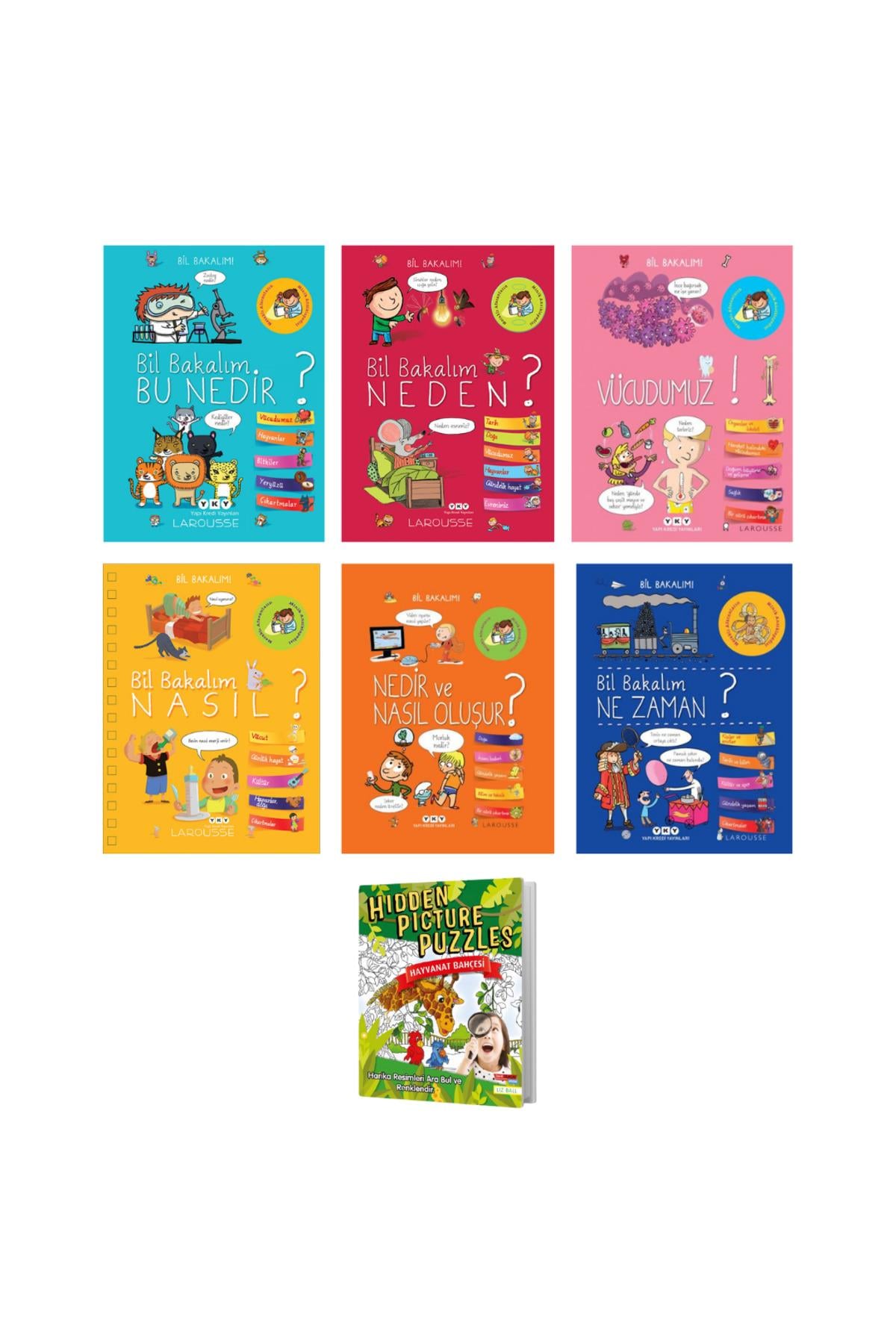 Bil Bakalım Serisi 6 Kitap (Hidden Pictures Puzzles Hediyeli)