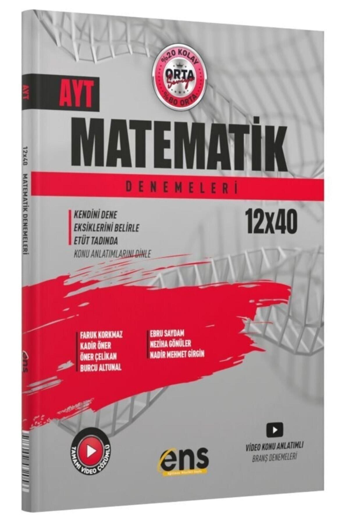 Ens Yayınları Ayt Matematik 12 X 40 Lı Denemeleri