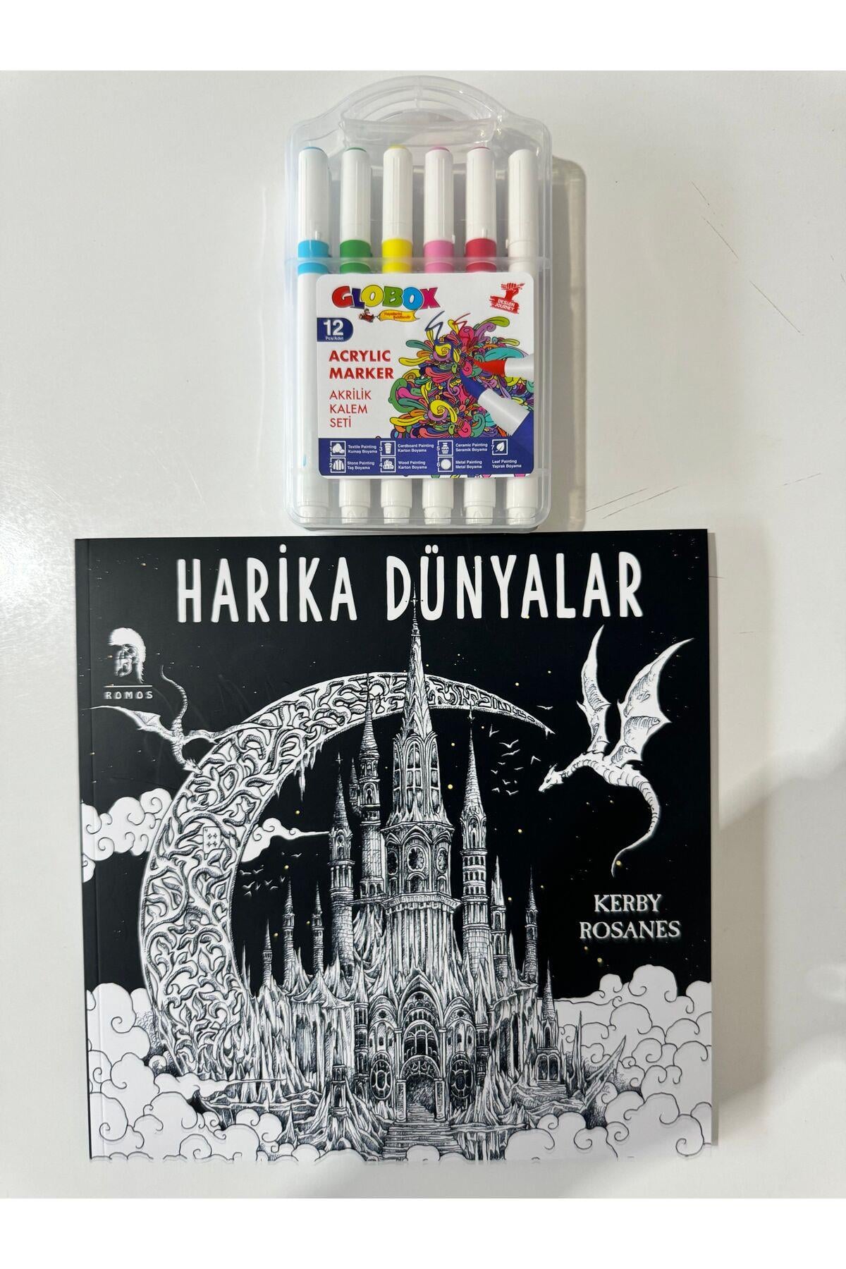 Harika Dünyalar (Akrilik Kalem 12’li)