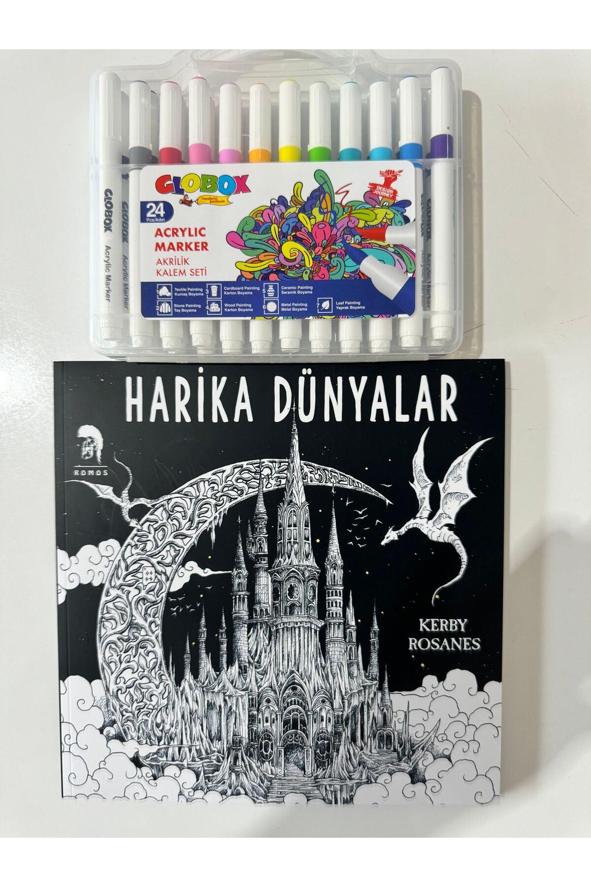 Harika Dünyalar (Akrilik Kalem 24’lü)