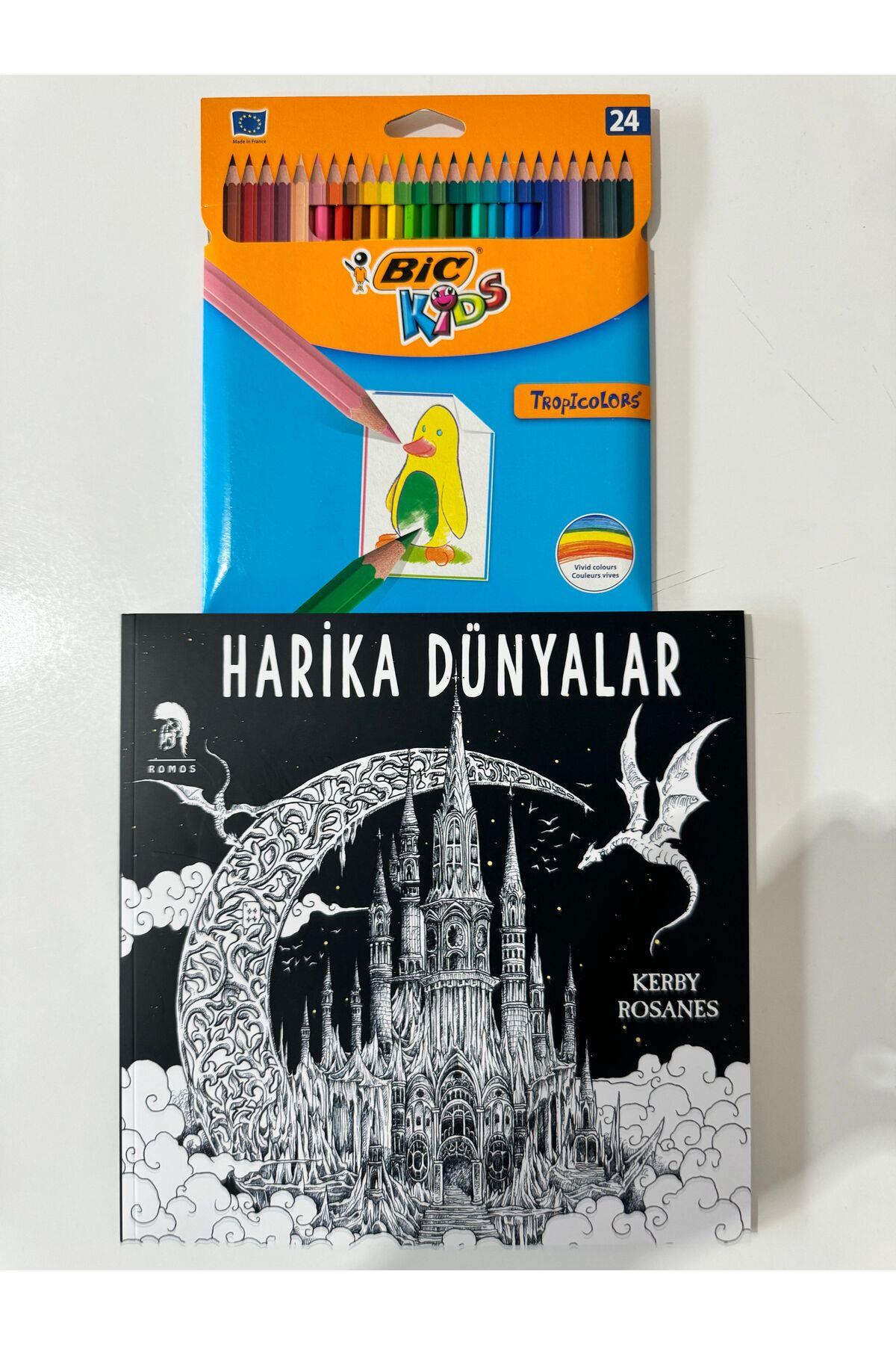 Harika Dünyalar (Big 24’lü Boyama Kalemli)