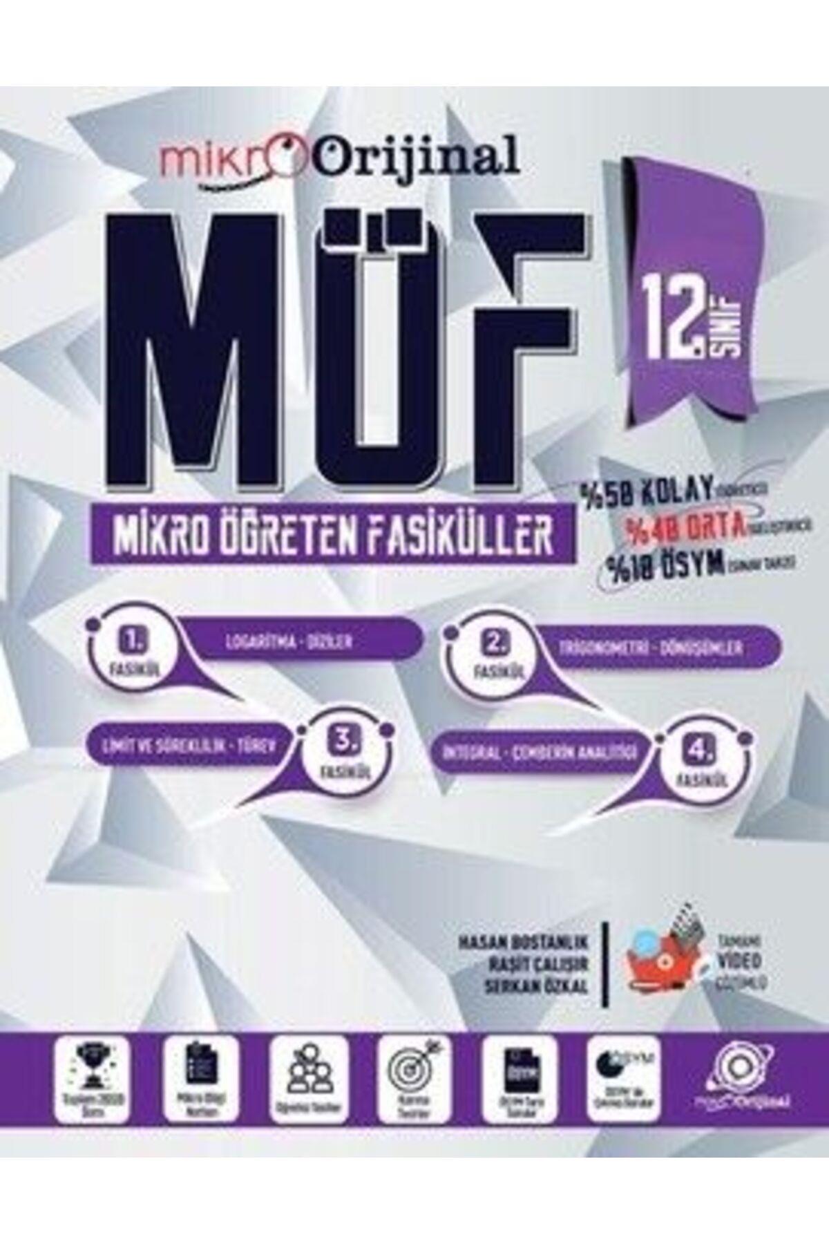 Orijinal Mikro 12. Sınıf Matematik MÖF Mikro Öğreten Fasiküller