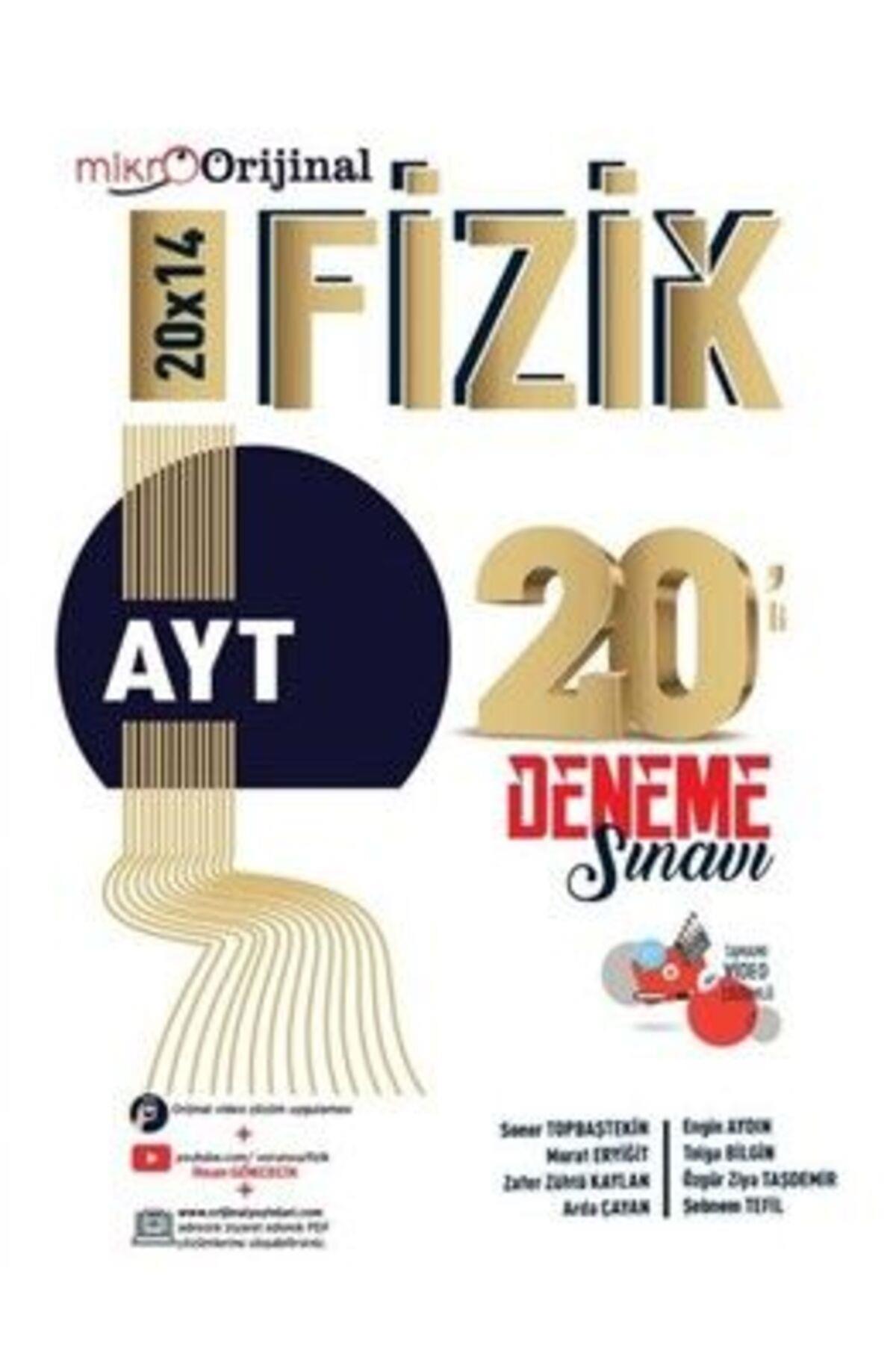 Orijinal Mikro AYT Fizik 20 lİ Deneme Sınavı