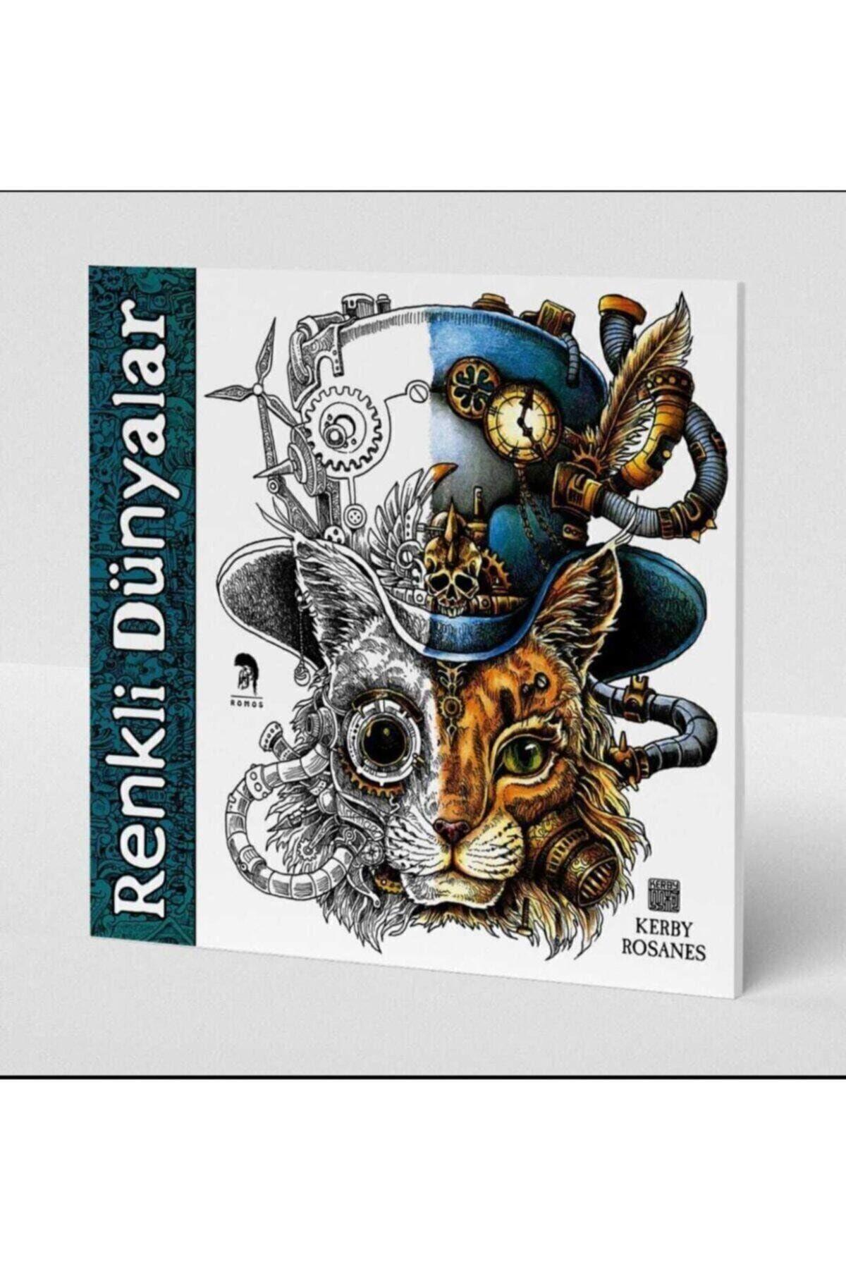 Renkli Dünyalar Yetişkinler Için Boyama Kitabı