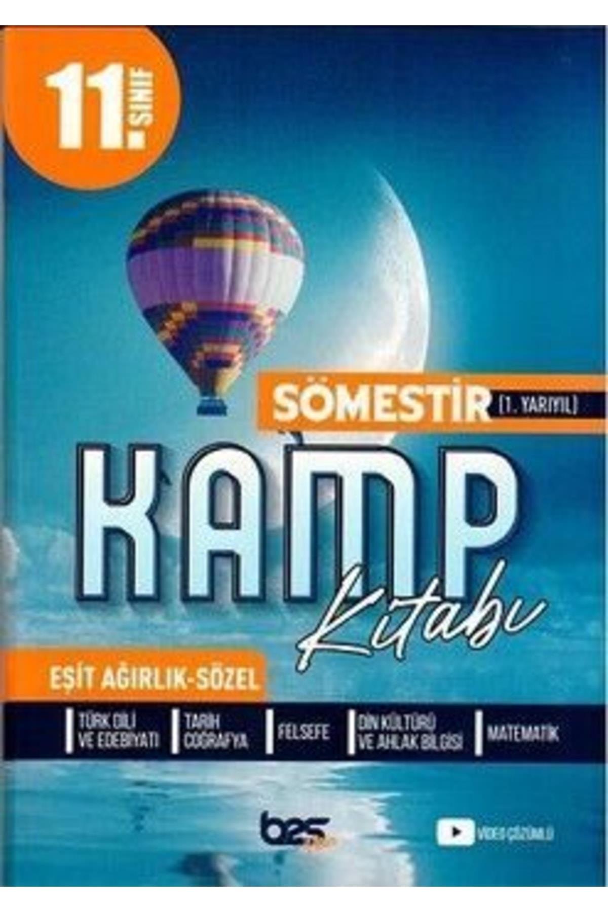Yayınları 11. Sınıf Eşit Ağırlık Sözel Sömestır 1. Dönem Kamp Kitabı