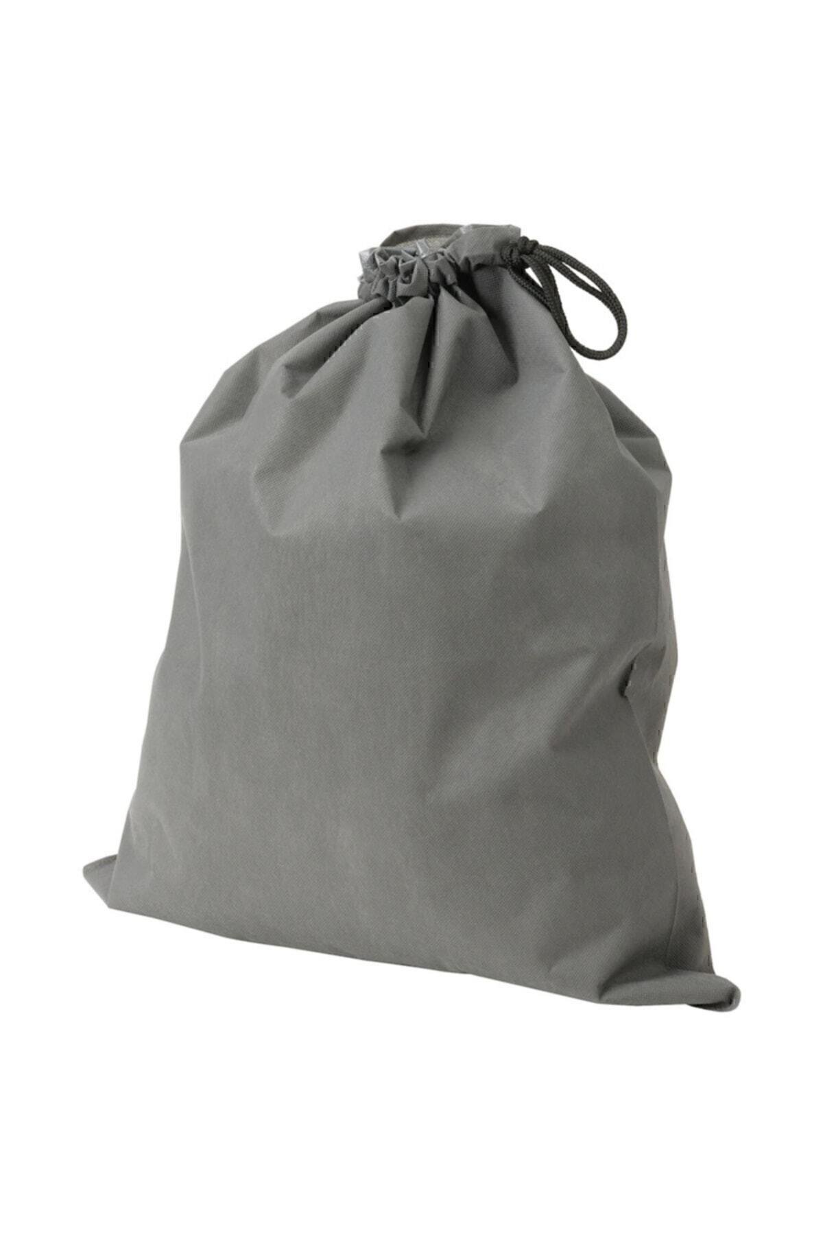 Ajöss 56x67 Cm 35 Lt Koyu Gri Kirli Çamaşır Sepeti Çamaşırlık Çamaşır Torbası