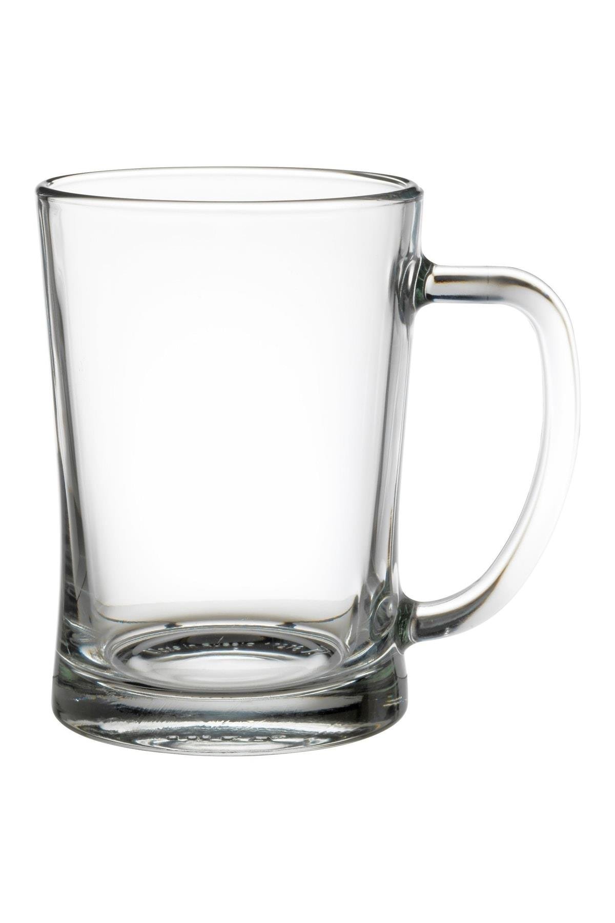Bira Bardağı, Saydam Cam Kalın Yükseklik: 14 cm Hacim: 60 cl