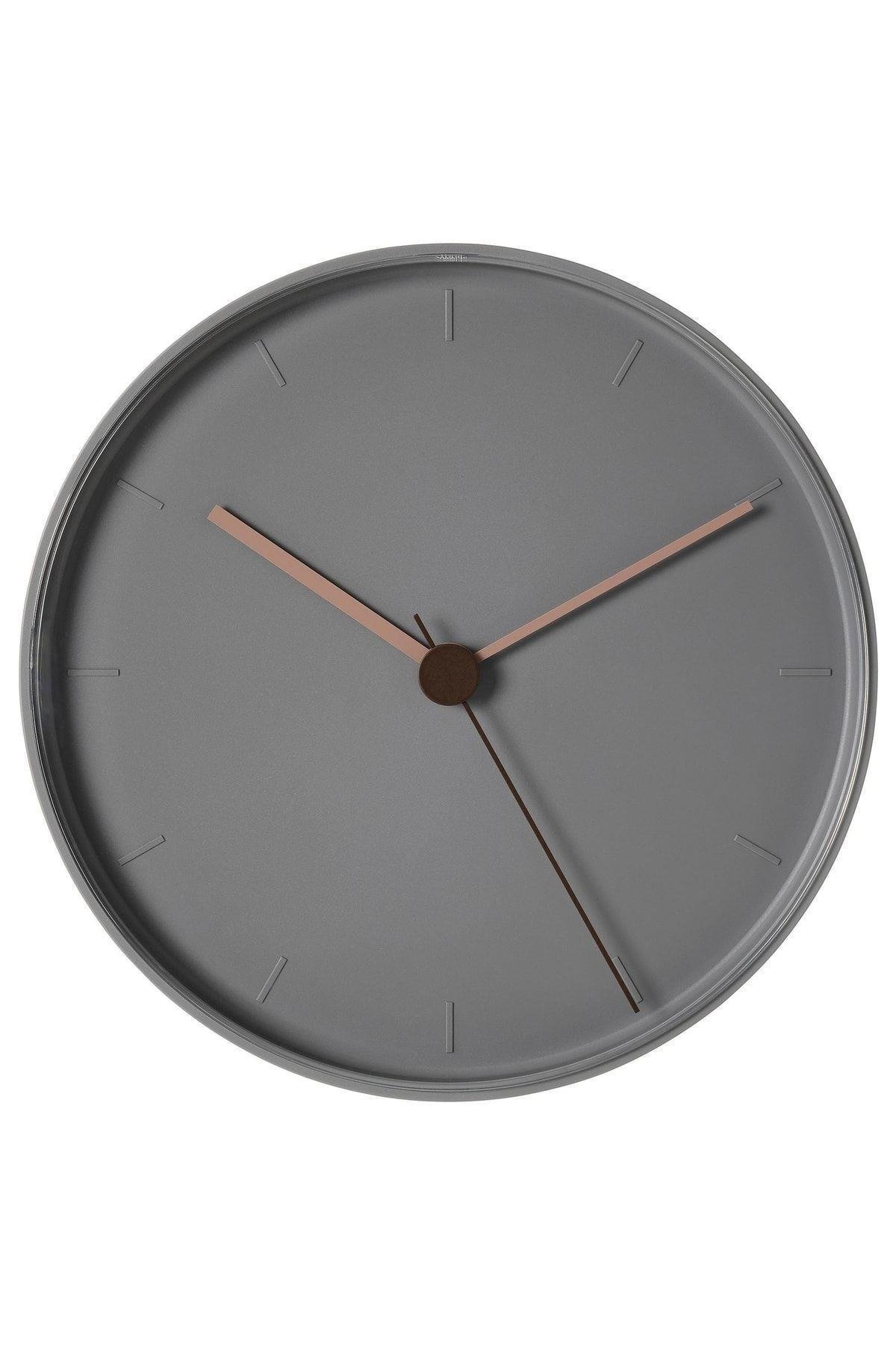 Bondtolvan Duvar Saatı ,gri , 25 Cm