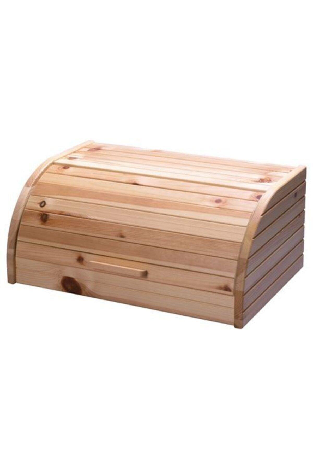Ekmek Kutusu Çam Ekmeklik 40x26x17 Çam Ekmek Kutusu Natürel