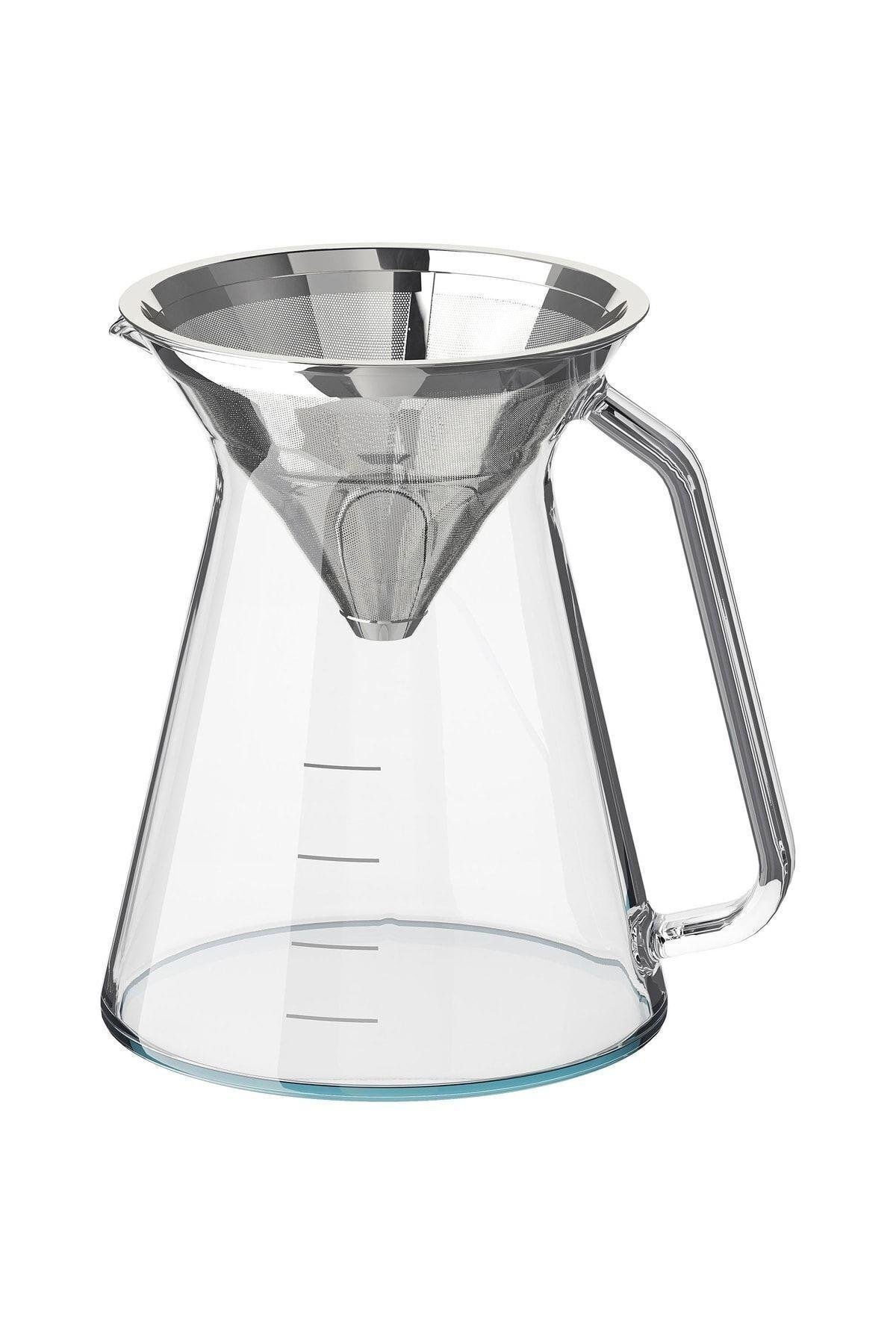 Högmodıg Kahve Demliği Cam Paslanmaz Çelik 600 Ml