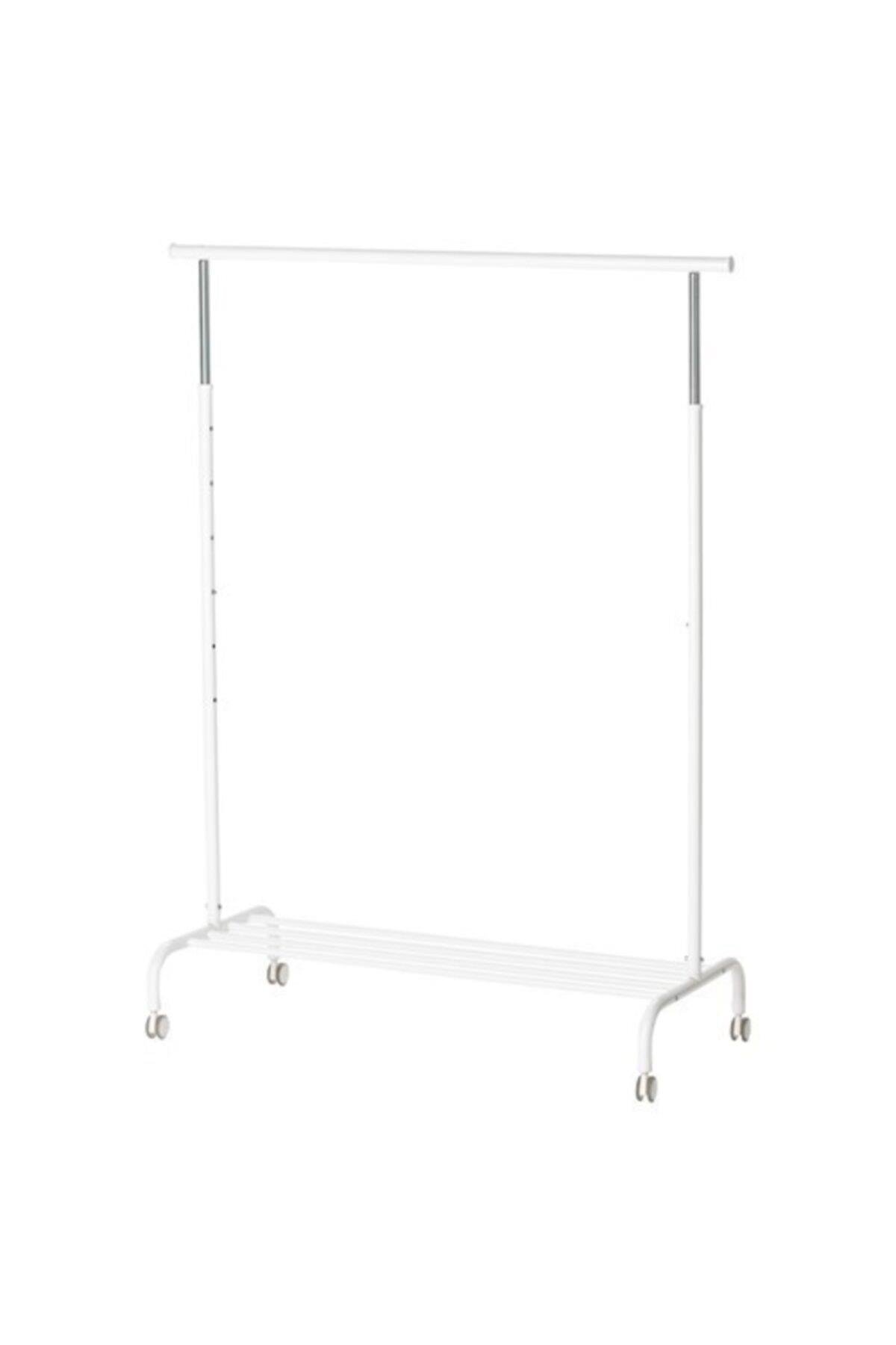 Ikea Rigga Ayaklı Askılık 111x126/175 Cm, Beyaz