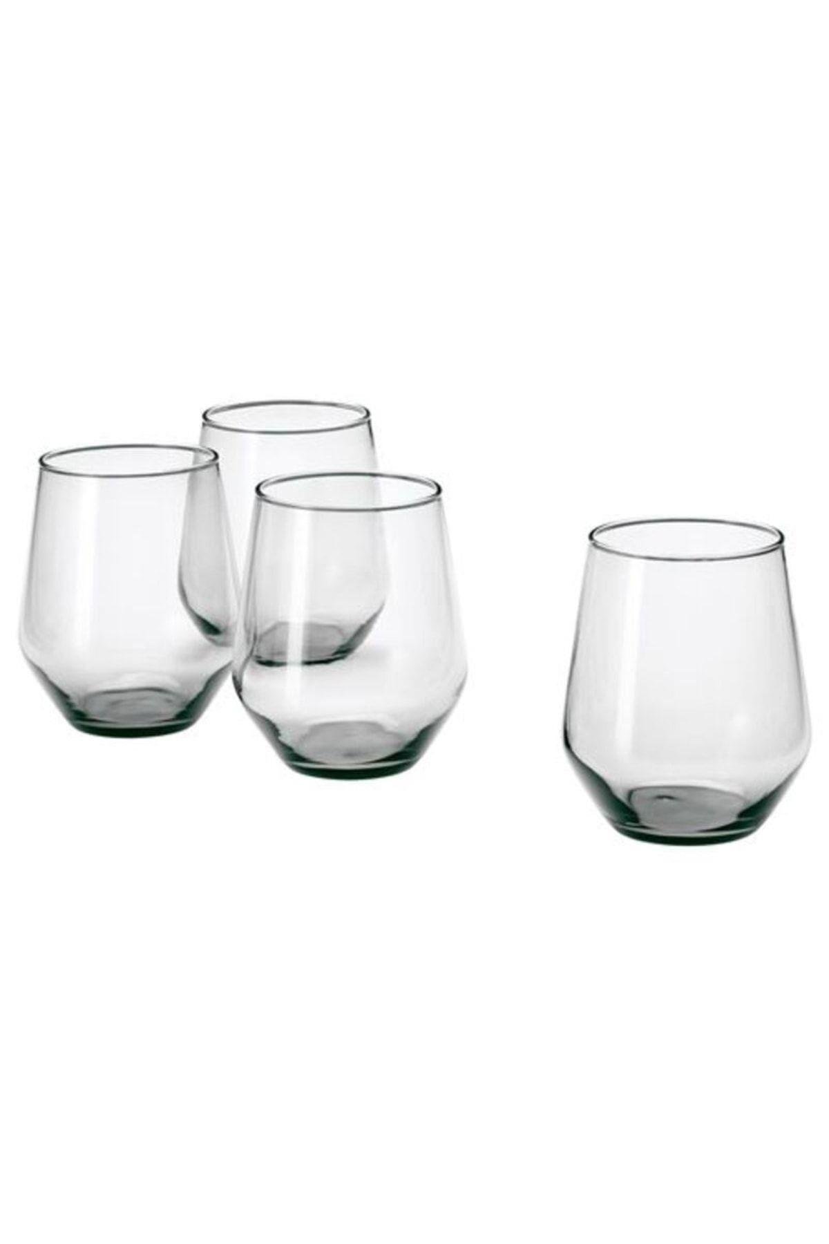 Ivrıg 4 Adet 45 Cl Cam Bardak Seti Gri