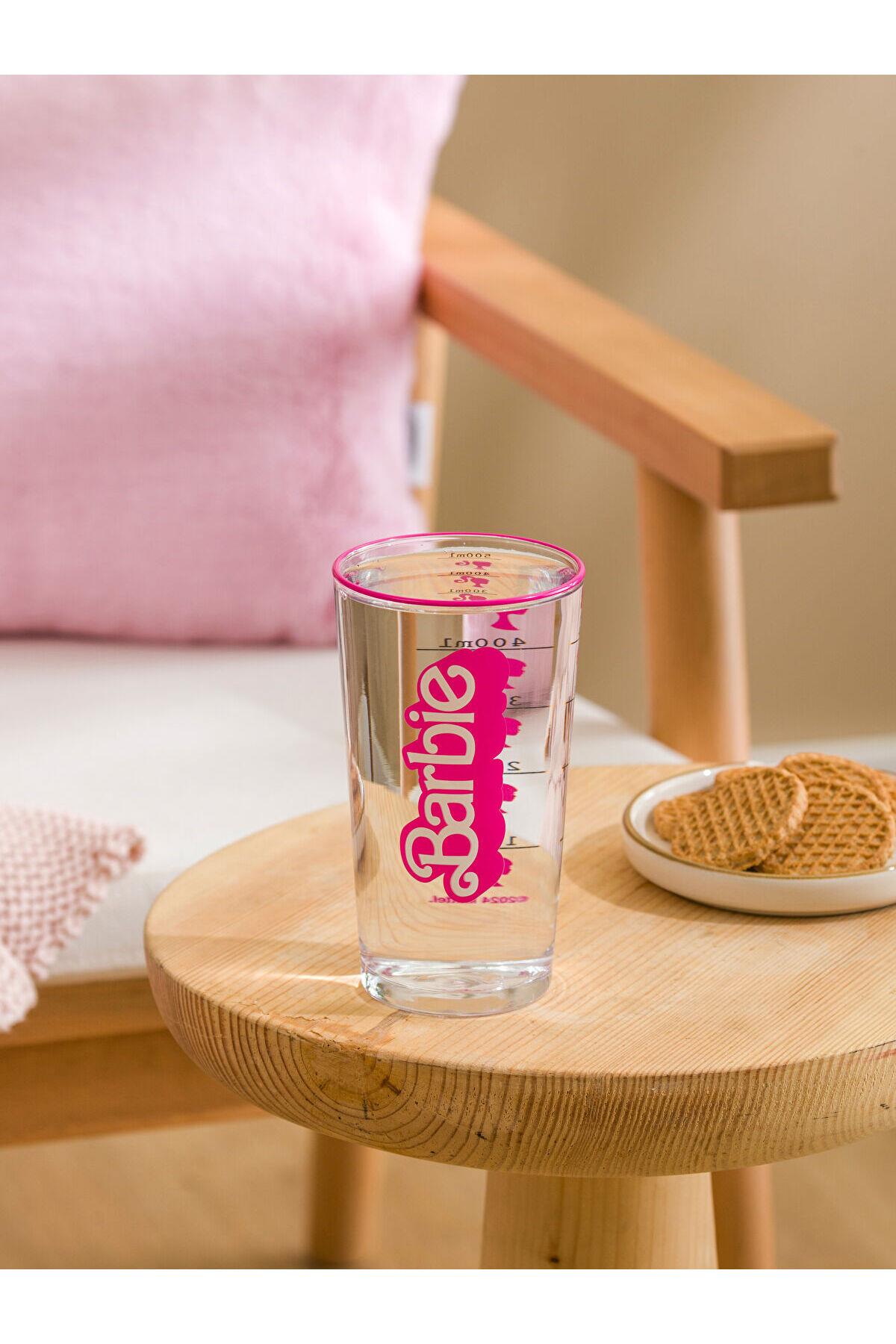 Lcwk Barbie Baskılı Cam Bardak 570 ml