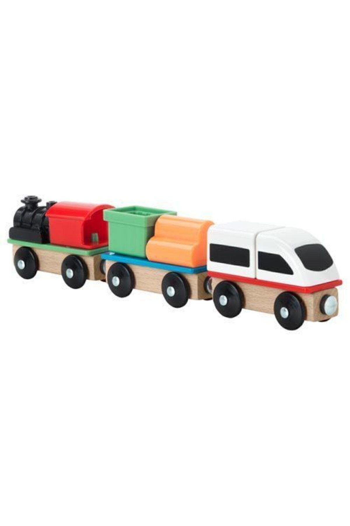 Lillabo Tren Seti, Çok Renkli ( 3 Parça)
