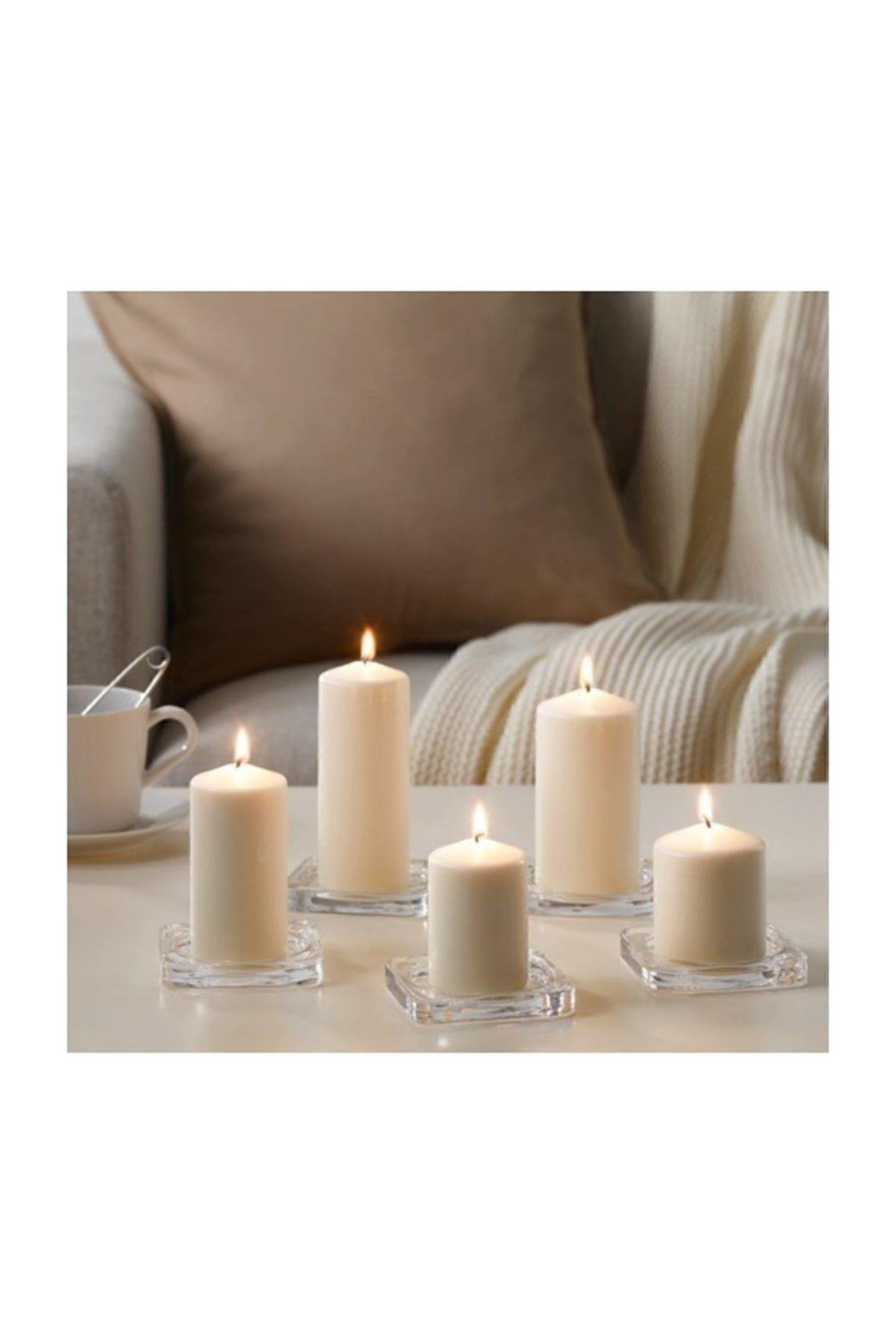 Naturel Blok Mum 5 Li Paket