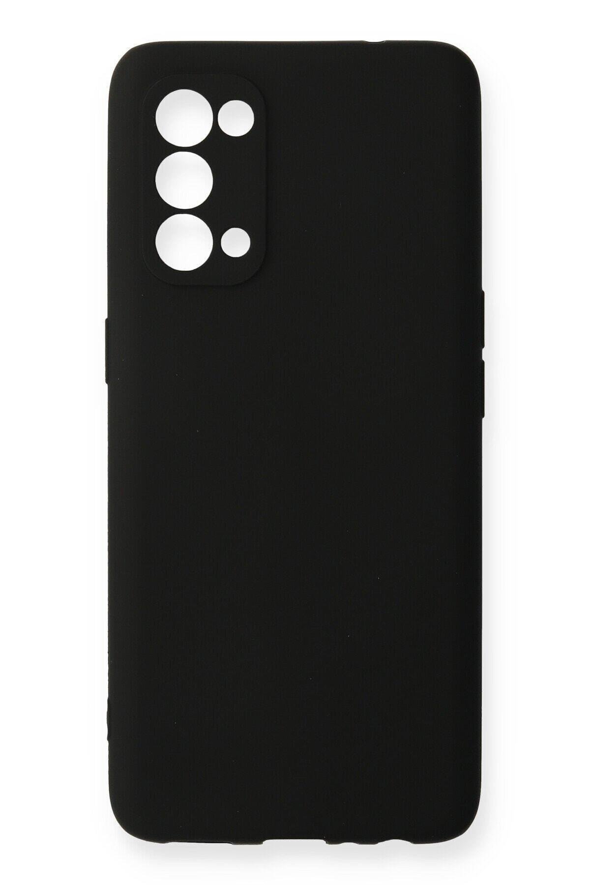 Oppo Reno 5 Pro Kılıf Premium Rubber Silikon - Siyah