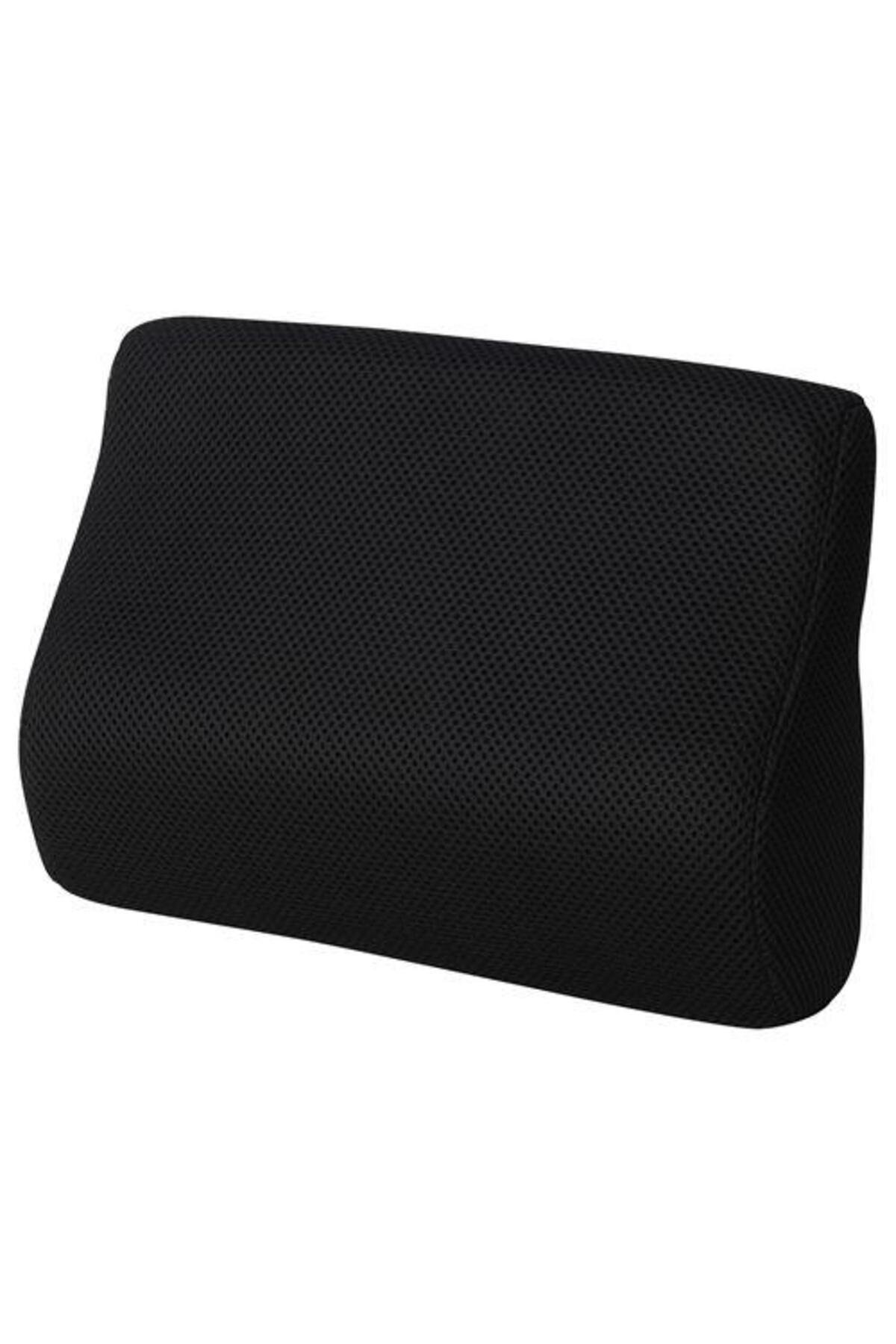 Sandalye Bel Yastığı 31x23 cm MeridyenDukkan Çalışma Alanı Aksesuar Siyah Renk