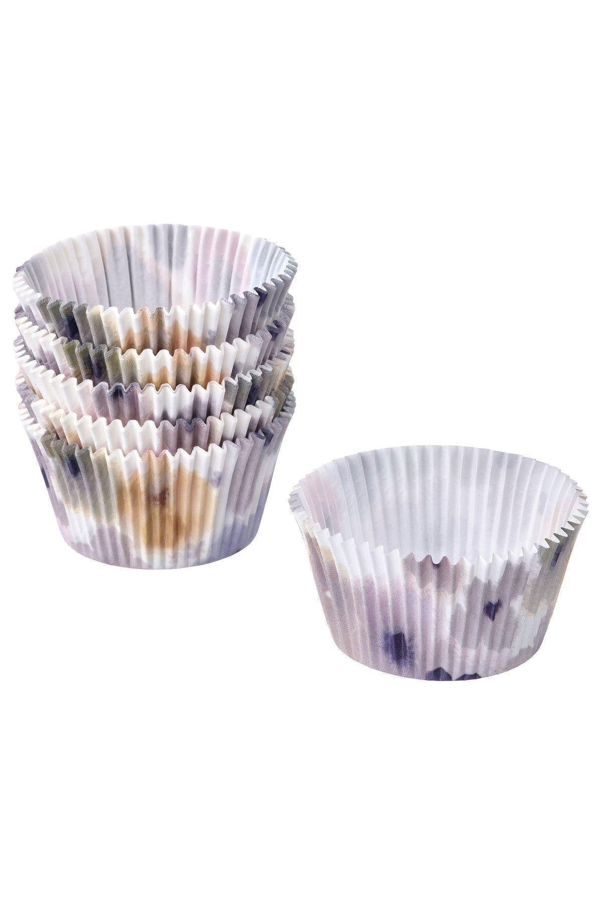 Sommarflox Muffin Kağıdı, Çiçek Desenli-çok Renkli, 65 Adet
