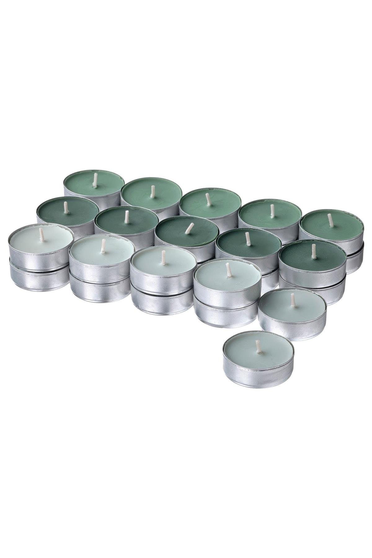 Vınterfınt Yeşil 3.5 Saat Kokulu Tealight Mum