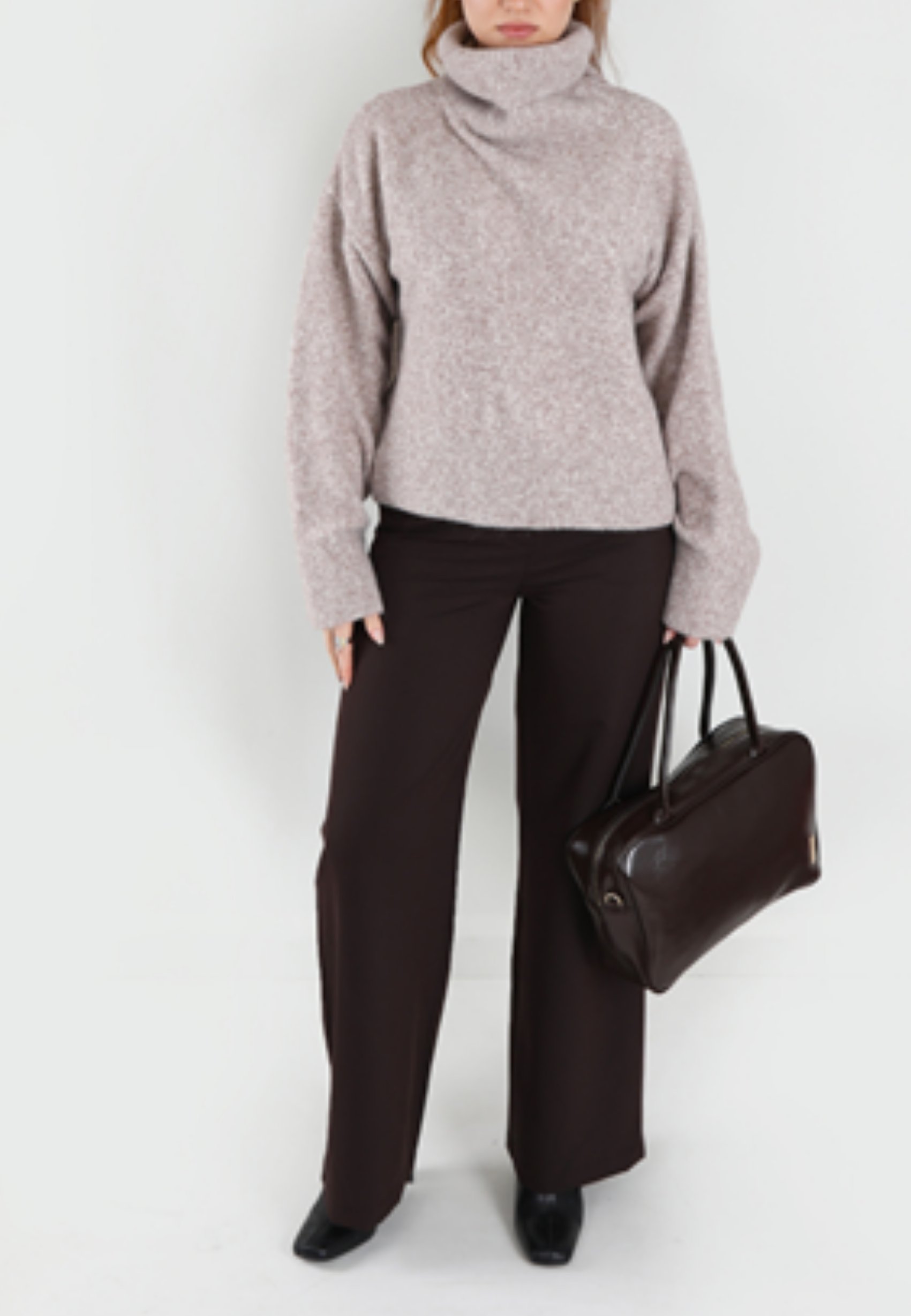 Coffee Cloud Knit Ash Grey