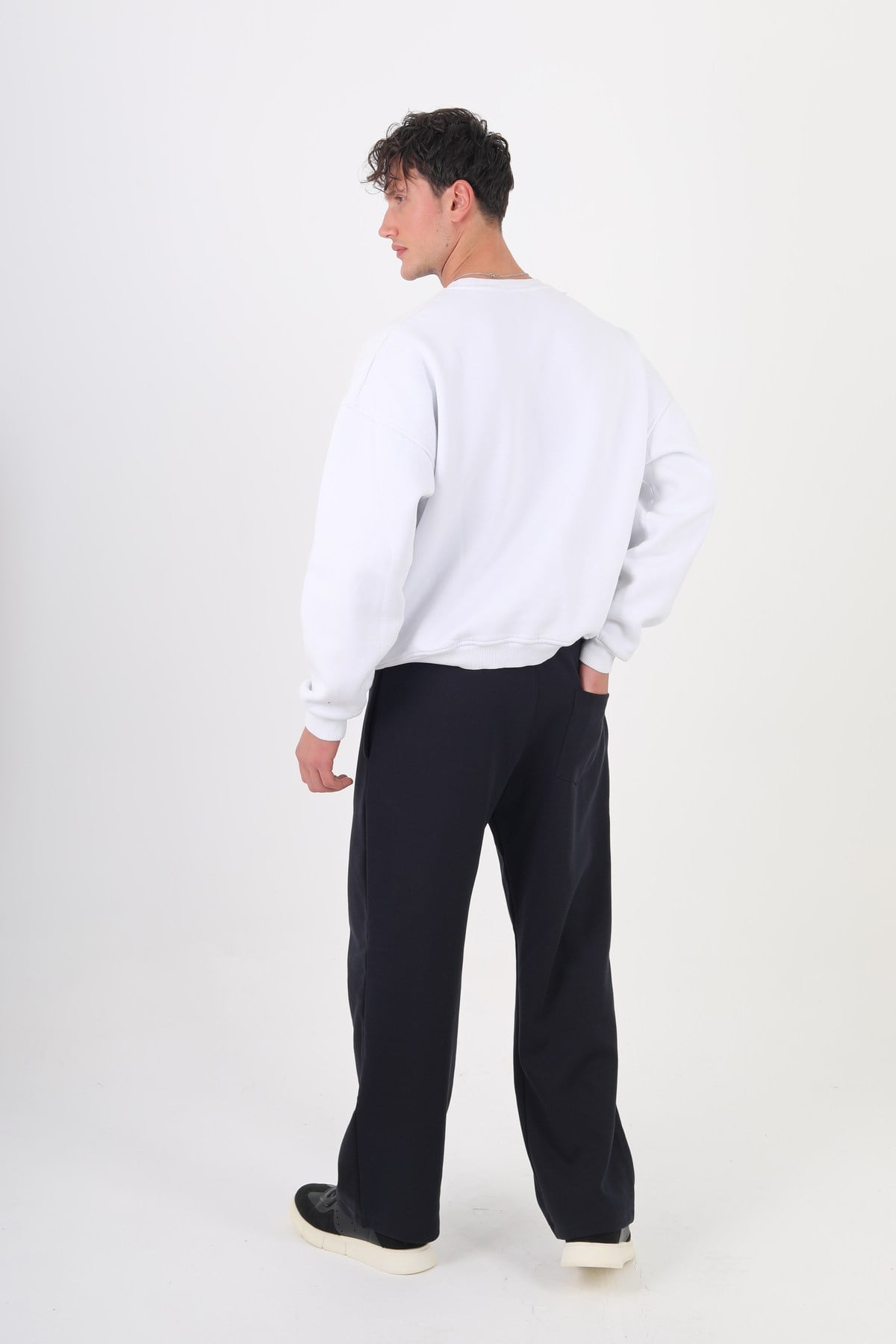 ERKEK BAGGY ÖRME PANTOLON